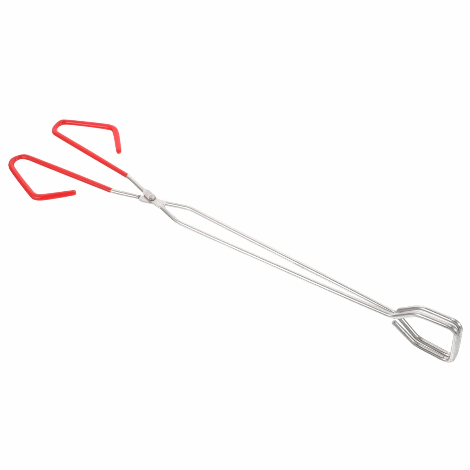 ibasenice 4 Piezas Pinzas de extendidas fosa agarrador de troncos pequeño madera Accesorio el acontecimiento tenazas cocina clip de carbón alargado pinzas para carbón Acero inoxidable