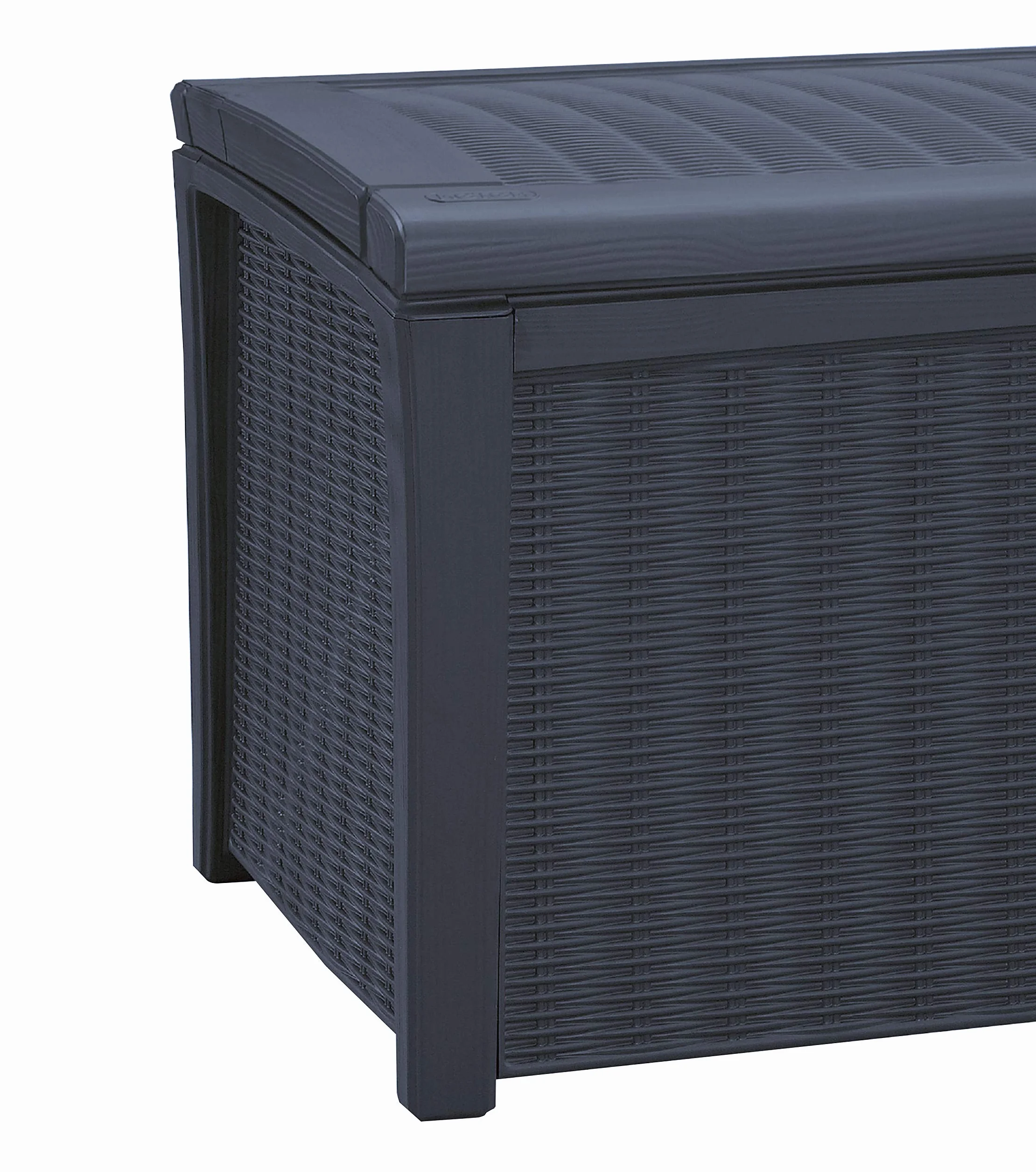Keter Borneo Arcon exterior Baul almacenaje 416 l Resina Grafito 70 x 130 x 63 cm