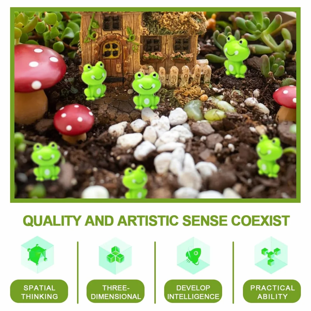 60 Piezas Mini Figuras Animales, Decoración para Jardín de Hadas Casas de Muñecas, Manualidades Infantiles y Fiestas Temáticas, Idea Regalo Original para Niños y Coleccionistas