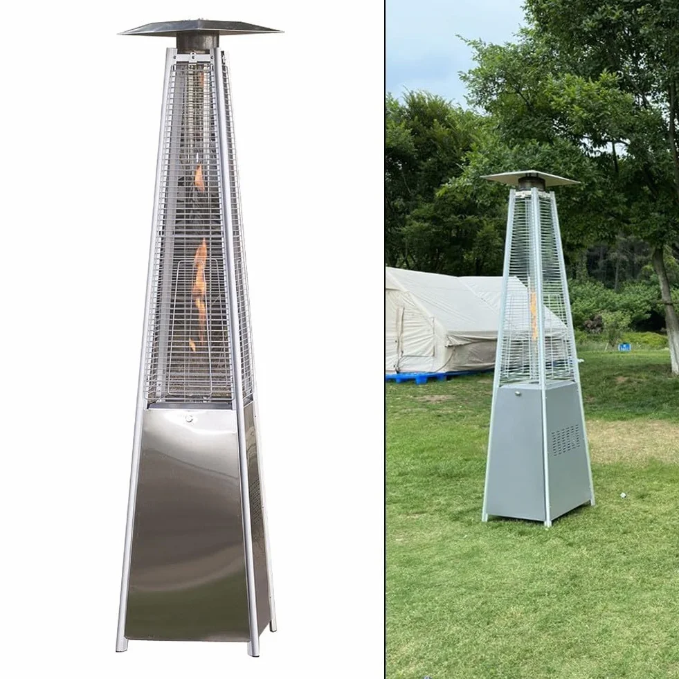 Kit De Reemplazo De Quemador para Calentador De Patio De 47000 Btu con Caja De Control, Termopar Y Válvula De Seguridad De Inclinación para Calentador De Propano Show A