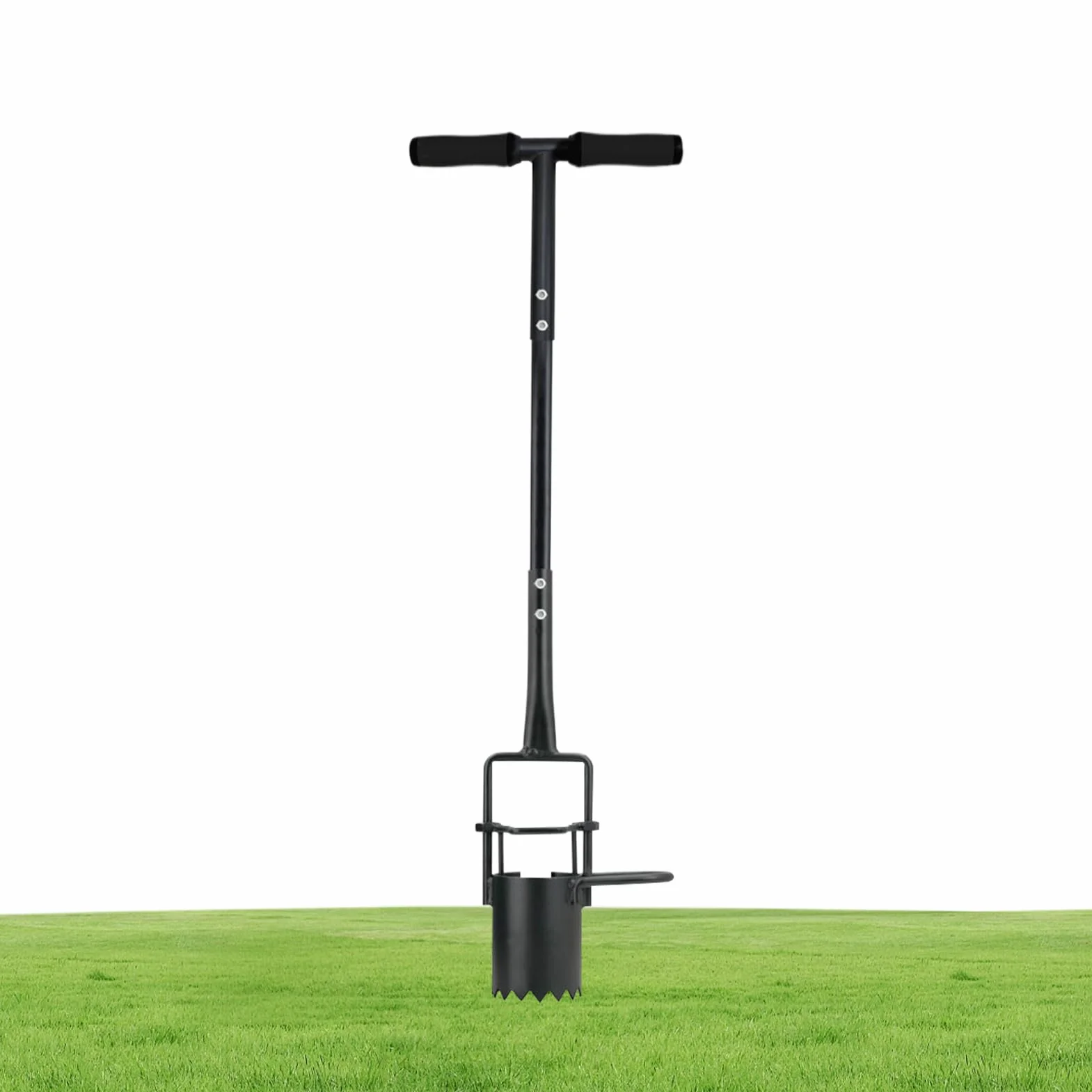 Plantador de bulbos Mango Ergonómico con Empuñadura Antideslizante para | Herramienta trasplantadora de bulbos para jardín Para plantar tulipanes, lirios, patatas y flores de bulbo
