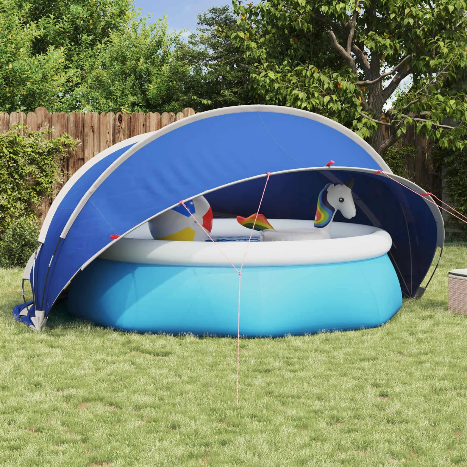 Anself Cúpula Plegable para Piscina Protección UV
