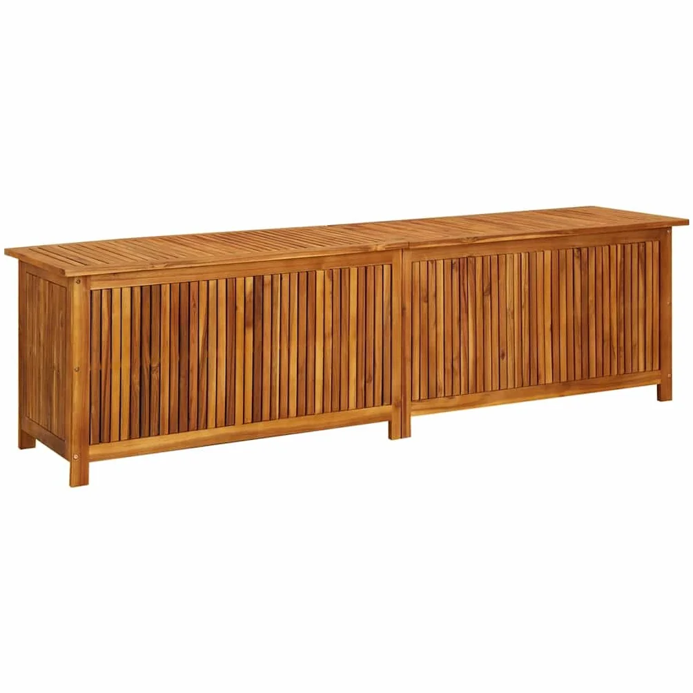 vidaXL Caja de Almacenaje de Jardín 200x50x58 cm Madera Maciza Acacia