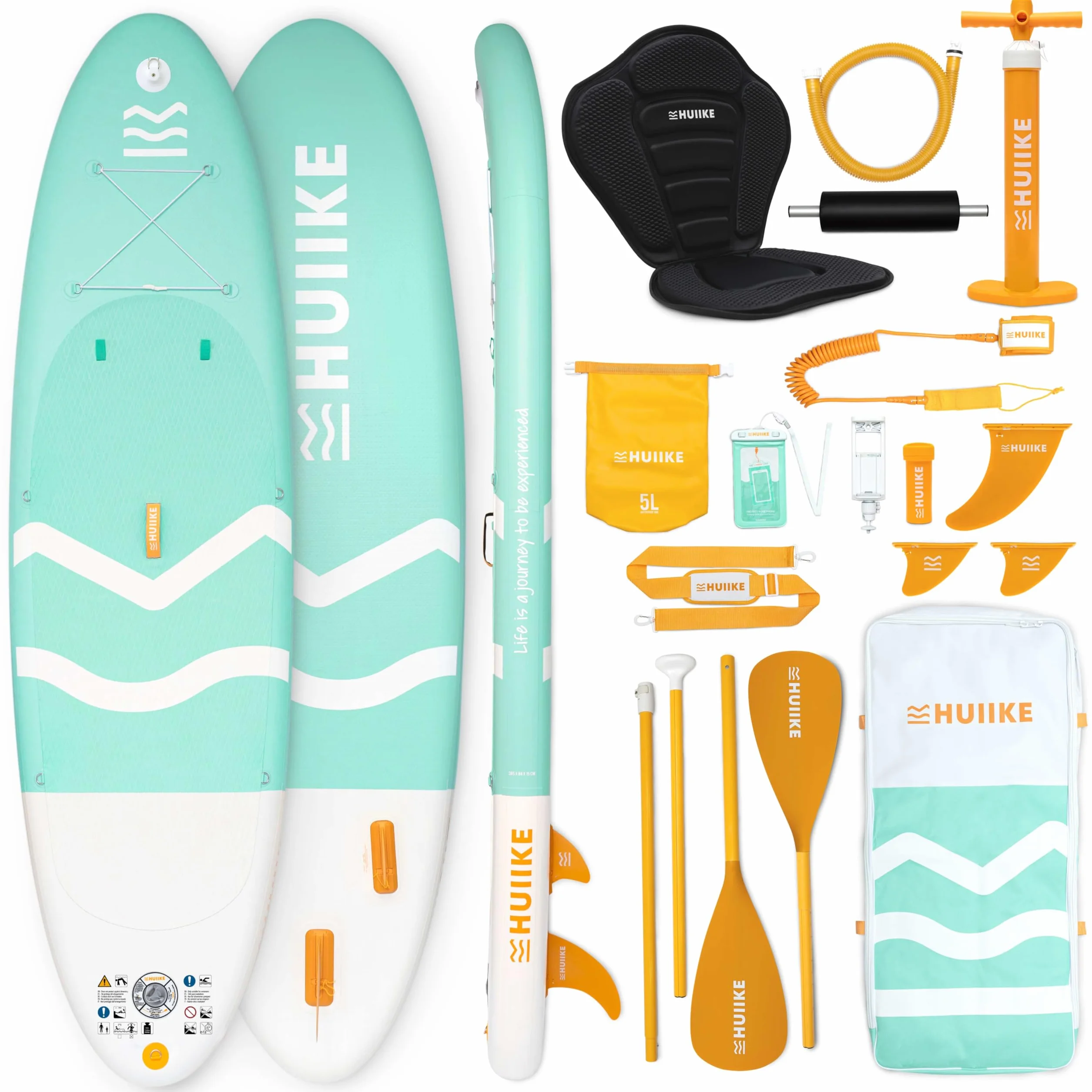 HUIIKE Tabla Paddle Surf Hinchable 305x84x15 cm 130 kg con Accesorios