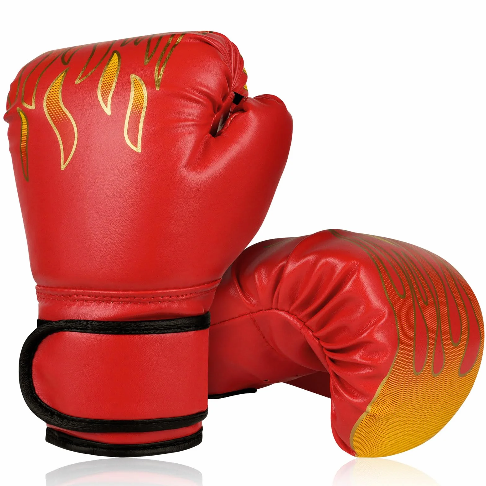 Flintronic Guantes de Boxeo para Niños 4OZ 6OZ Entrenamiento Kickboxing Muay Thai MMA