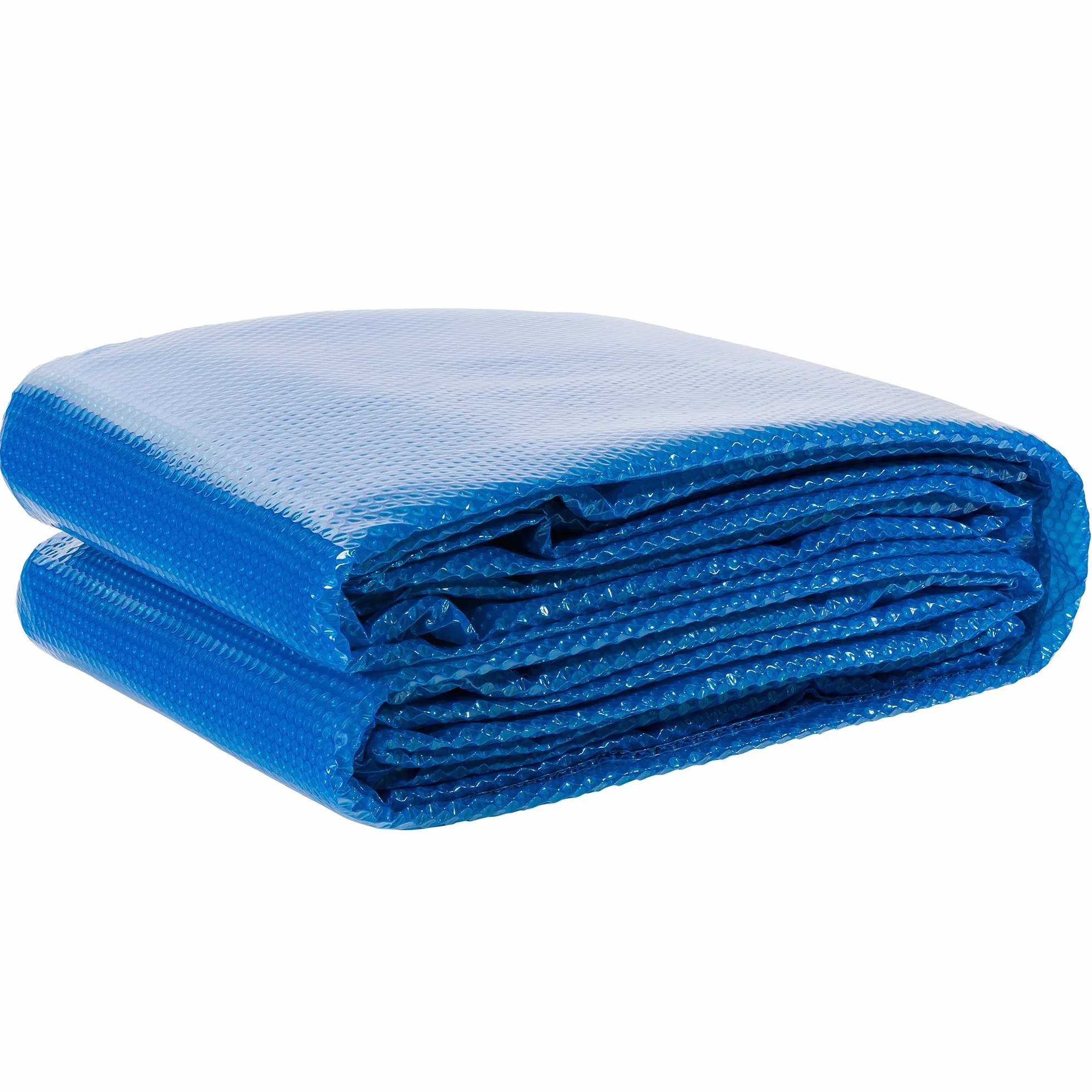 Arebos Cubierta Solar para Piscina 500 x 800 cm 400 micras Rectangular Acortable Azul