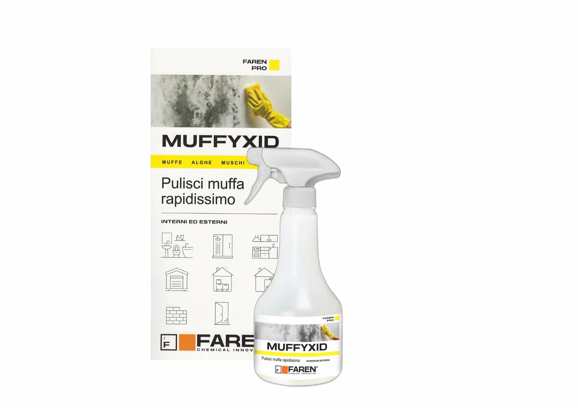 Faren 414500SP Tratamiento elimina moho beige