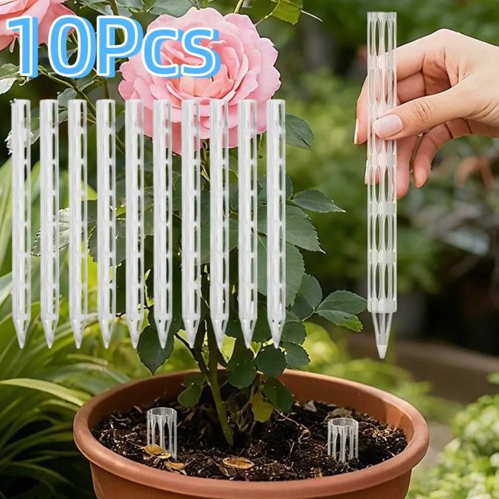 Tubos de Drenaje de Plantas Transparentes Plástico Transpirable 10 Piezas