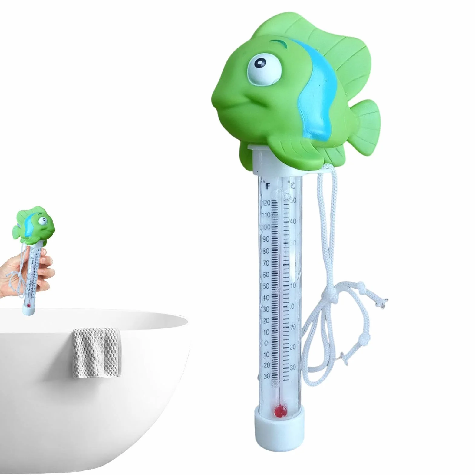 Termómetro Para Piscina Infantil Comprobador De Temperatura Del Agua con Cuerda