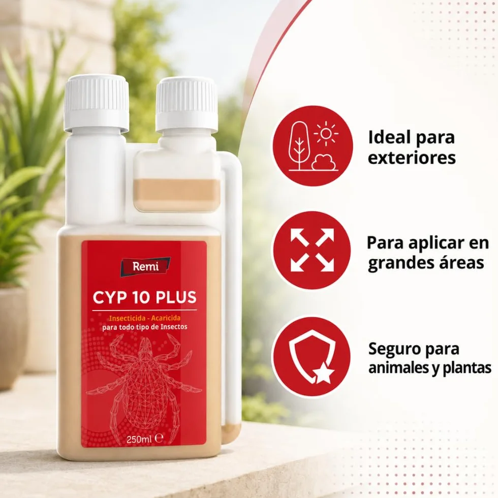 Remi Hogar Insecticida Concentrado CYP 10 PLUS 9,3% Cipermetrina 250 ml