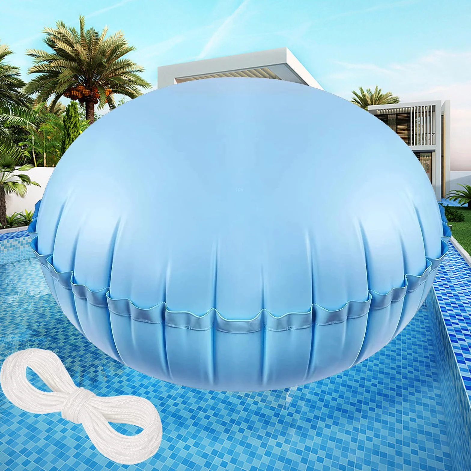 Cojín de Piscina Invierno DAZZTIME Cobertor Evitar Hojas