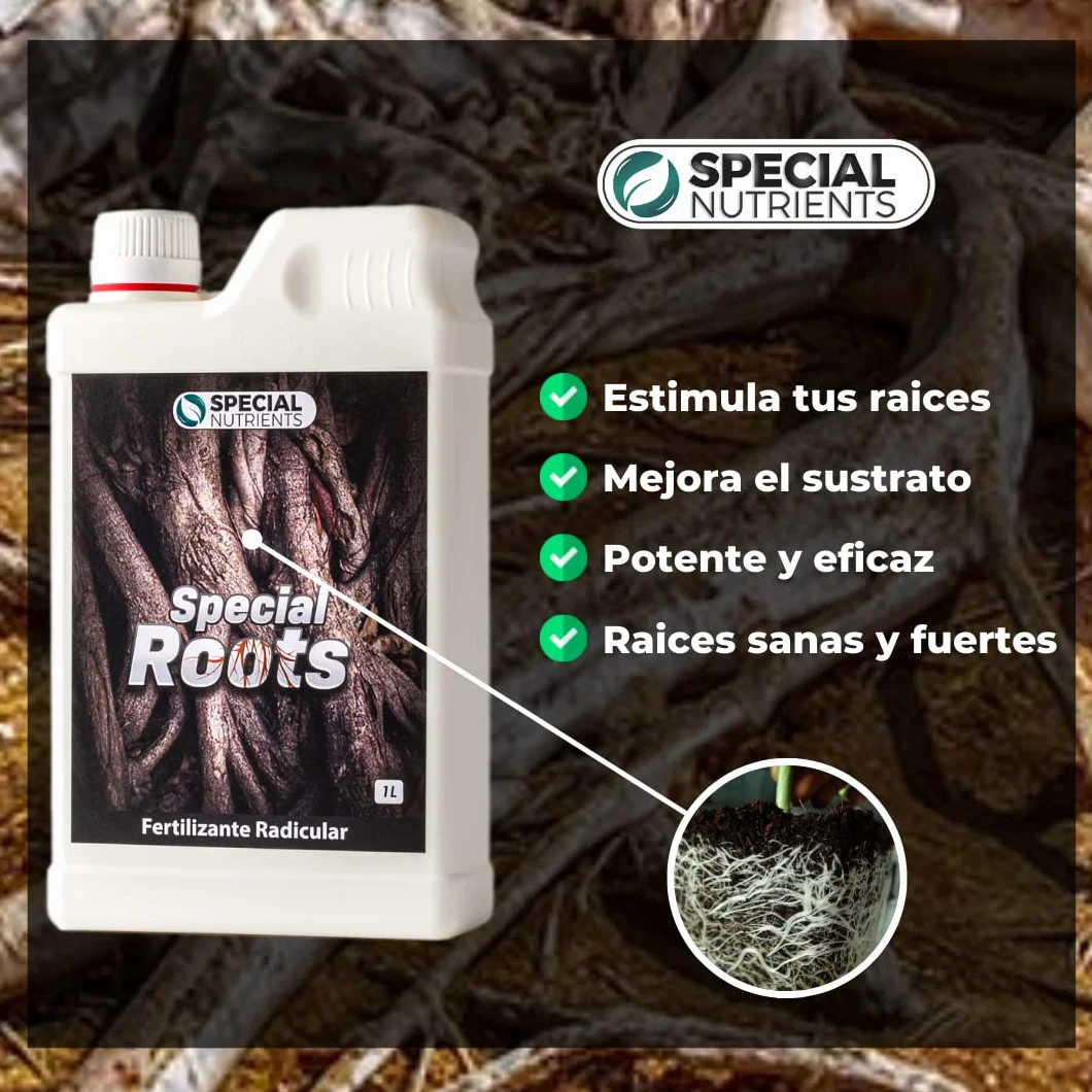 EUROGROW Fertilizante de Raíces Orgánico Abono Radicular 1L
