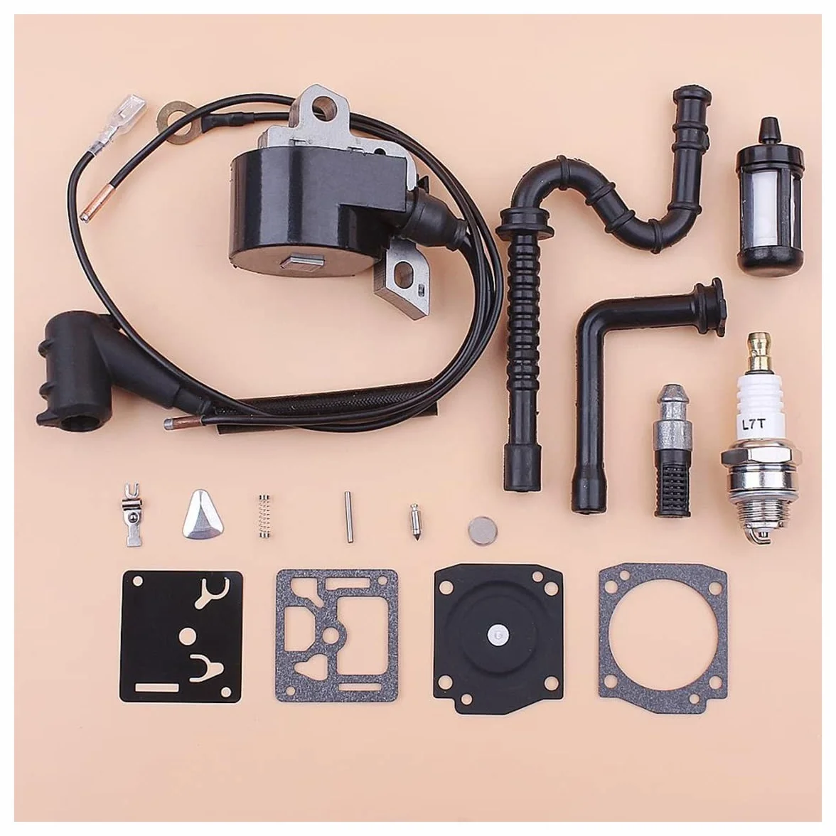Kit de carburador For MS360 036 MS340 034 MS 360 340 Motosierra del Kit de reparación de carburador Carberature
