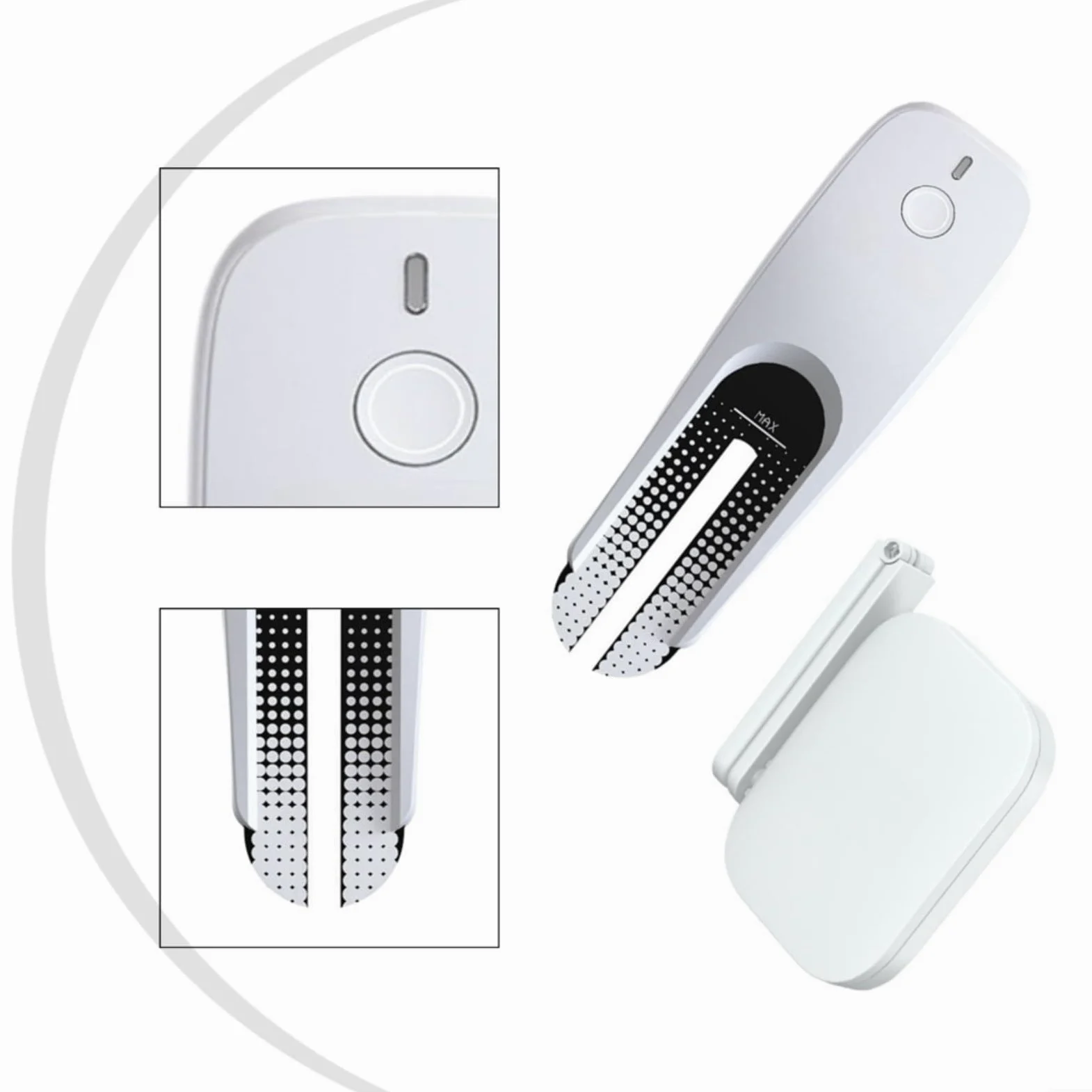 Medidor de humedad del suelo WiFi 3 en 1 con aplicación, sensor inteligente de humedad/temperatura/luz, compatible con sistemas de riego (B)