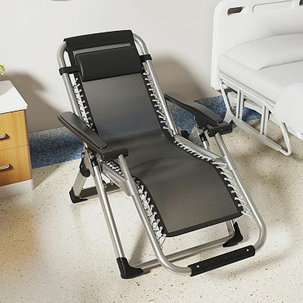 Silla de Gravedad Cero, sillas Plegables para Patio, sillas de salón para Exteriores, Silla de Gravedad, Silla reclinable para Campamento con Almohadas para Piscina, Patio, jardín, Playa, ma