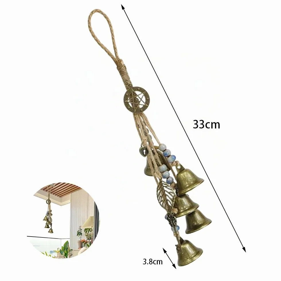 Campanas de Bruja de Viento para Jardín, Protección de Puerta Colgante