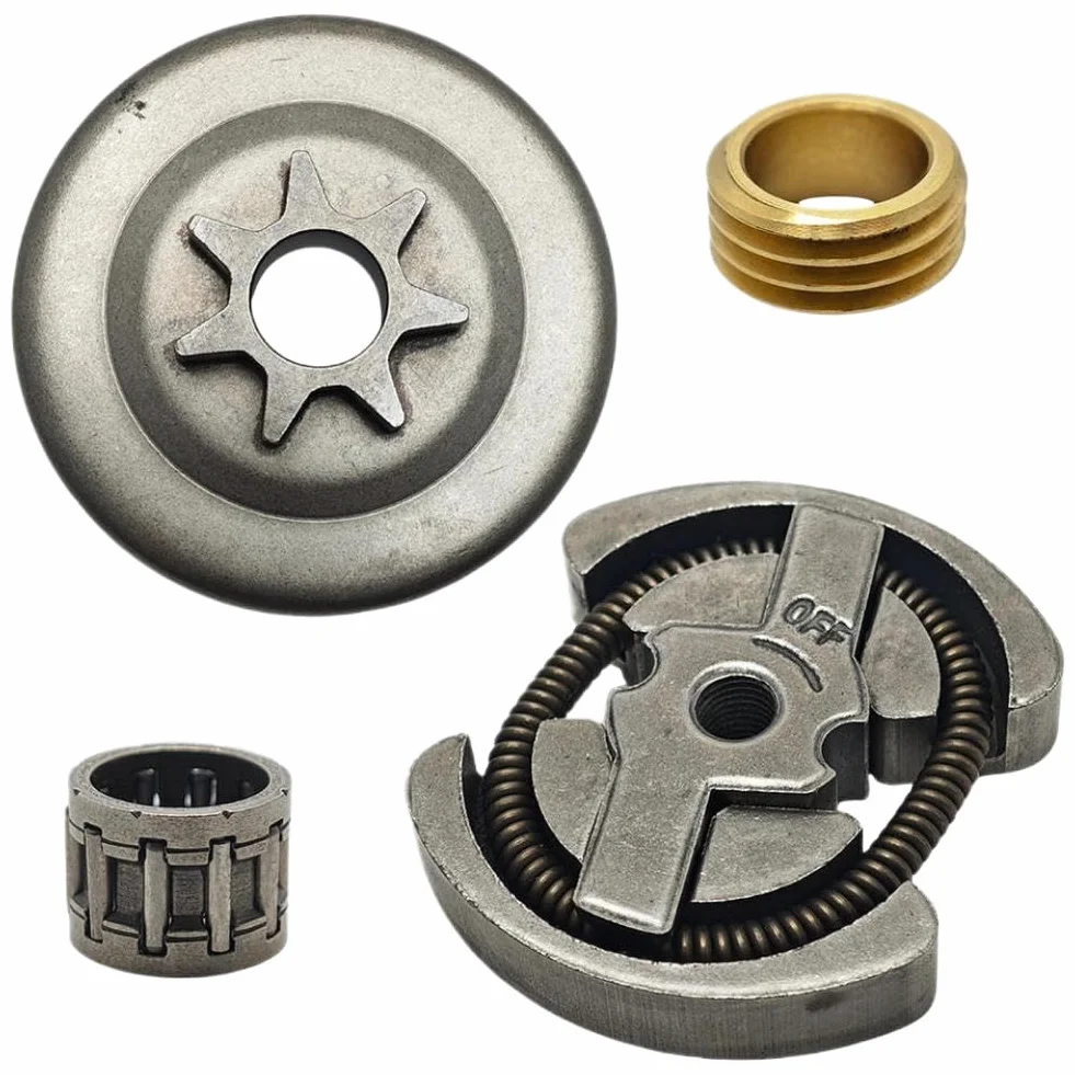 Kit de rodamiento de agujas de piñón de tambor de embrague Compatible con motosierra 36 41 136 137 141 142