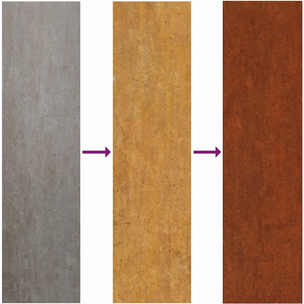 vidaXL Bordes de césped Acero corten Flexible 10 Piezas 10x103 cm, Bordes de jardín, bordura de césped, Bordes de arriate, Bordes de jardín