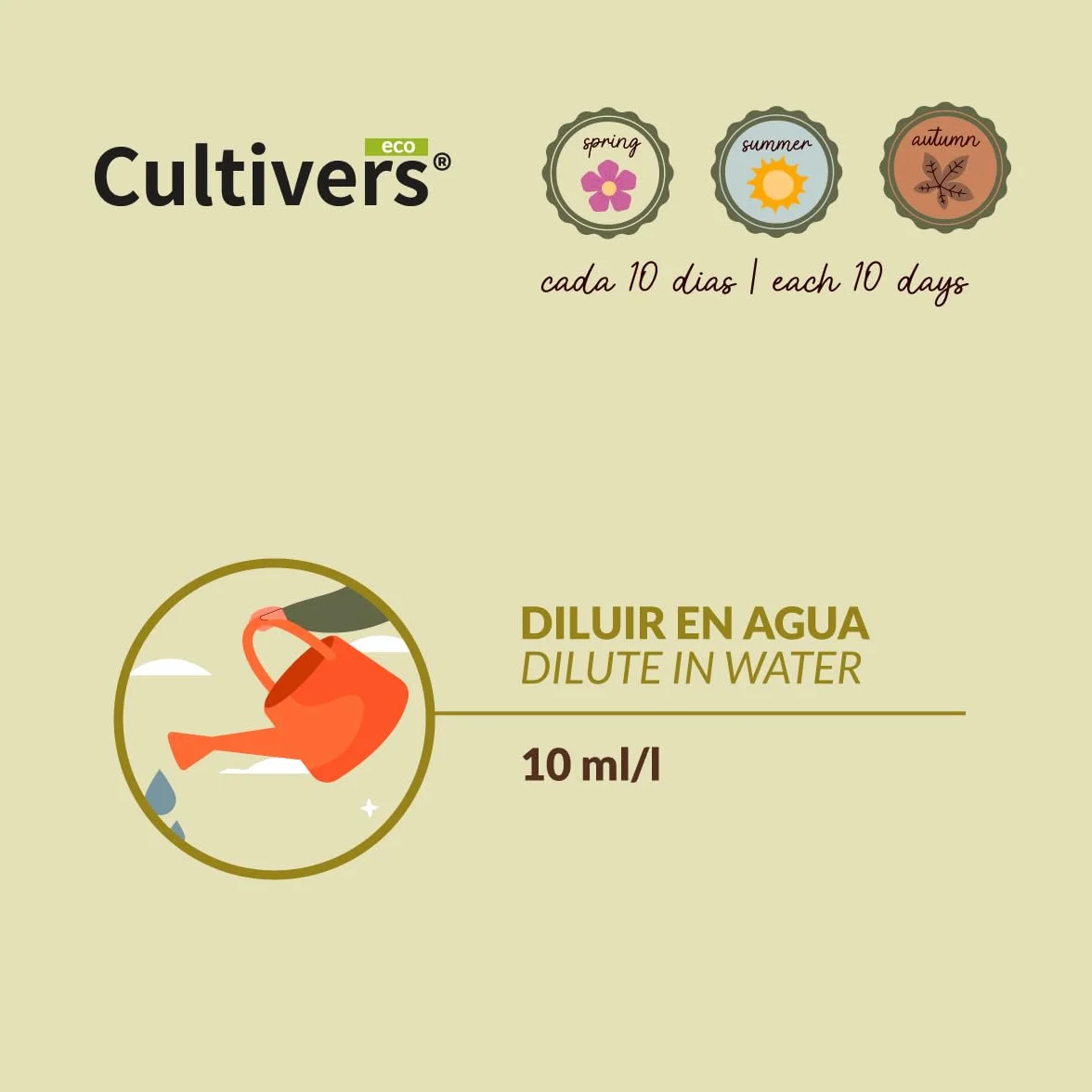 CULTIVERS Melaza Ecológica 1,4 kg (1 L) para Plantas, Fertilidad del Suelo