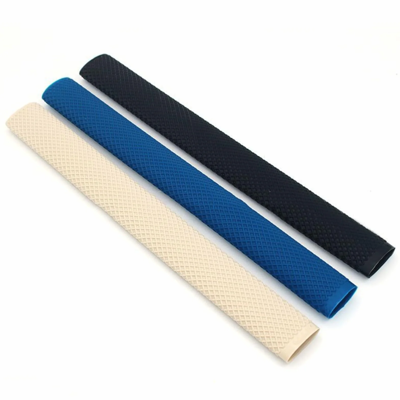 Grip Funda de agarre de silicona para billar, protector de mango antideslizante (azul)