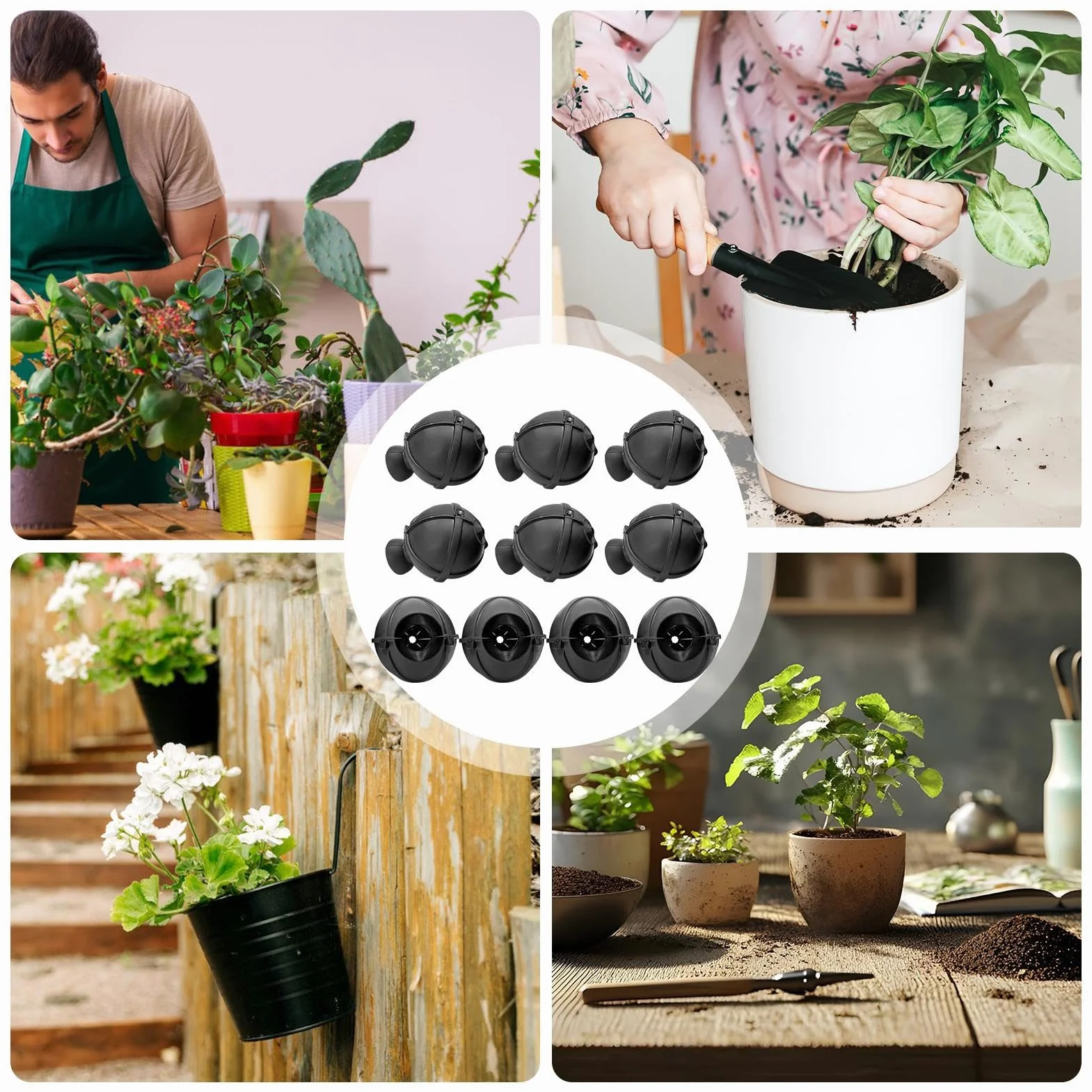 Kit De Propagación por Acodo Aéreo Reutilizable de 10 Piezas Accesorios De Jardinería