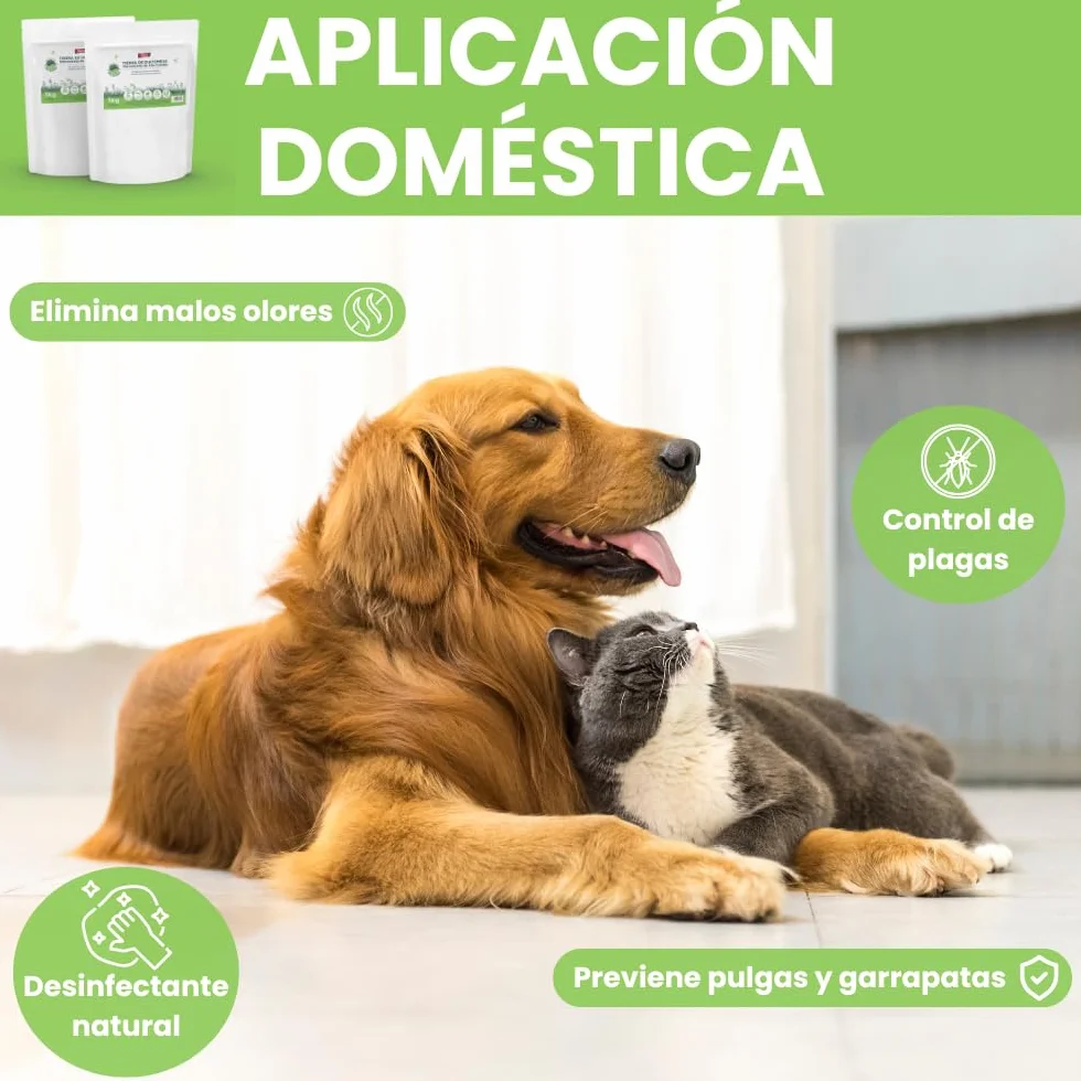 Remi Hogar Tierra de Diatomeas Micronizada 1 kg Ecológico Ultrafina para Huerto Jardín