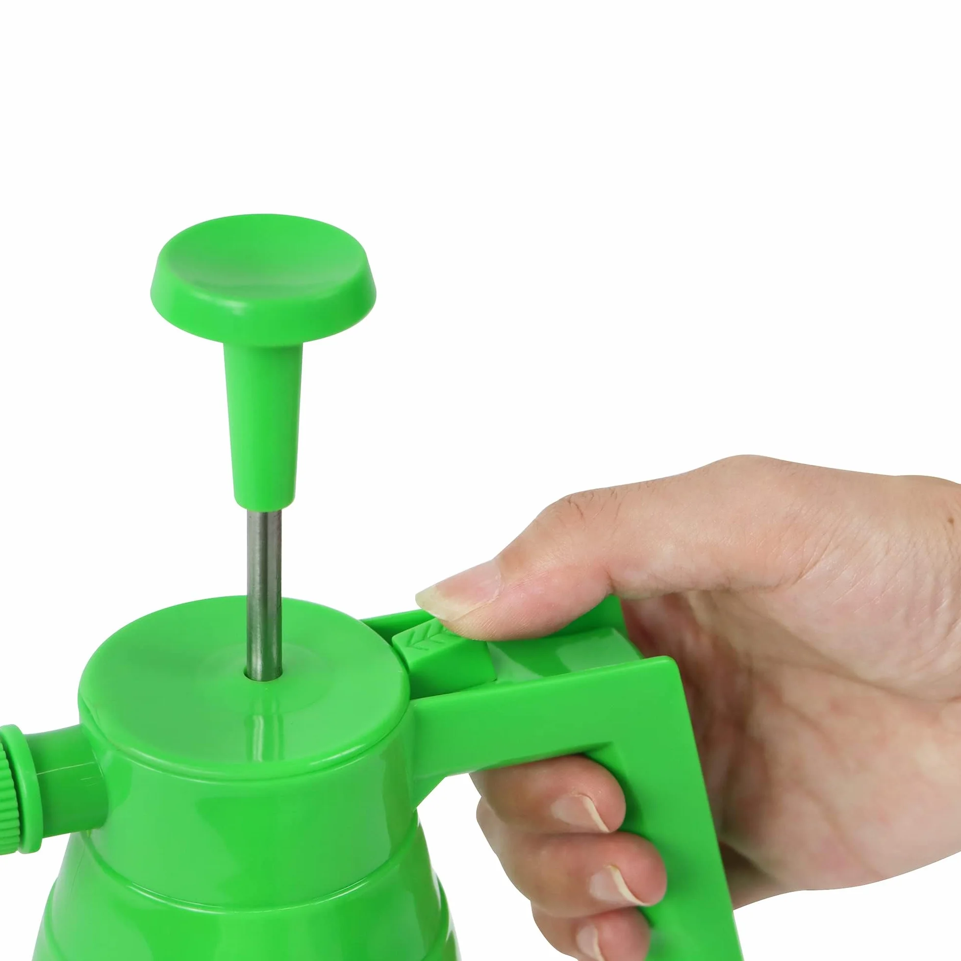 Amazon Basics Pulverizador a presión 2 l con mecanismo de gatillo con bloqueo