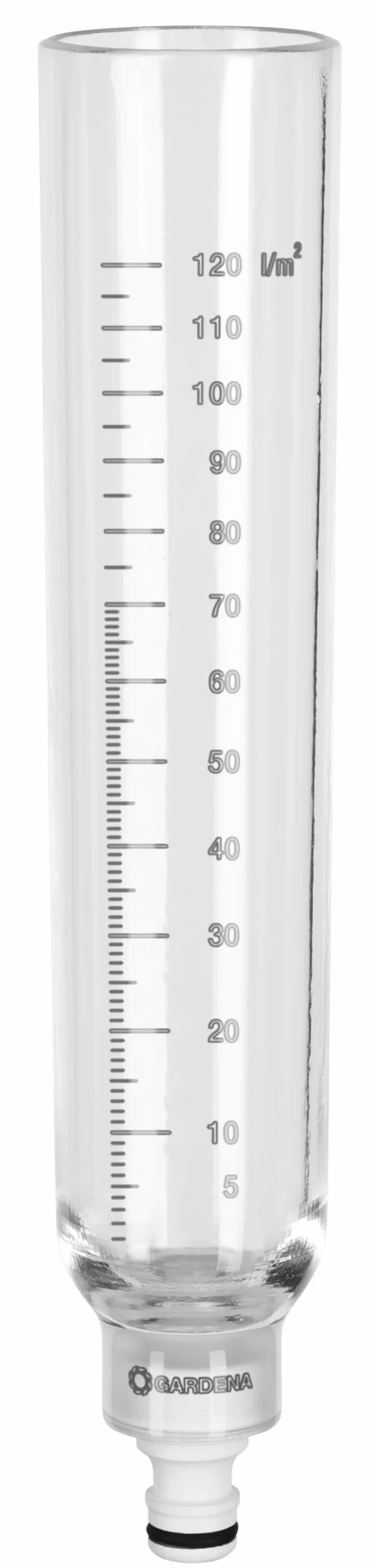Gardena Pluviómetro ClickUp! 0-100 l/m², Vaciado Sencillo, plástico Resistente a Las heladas (11340-20)