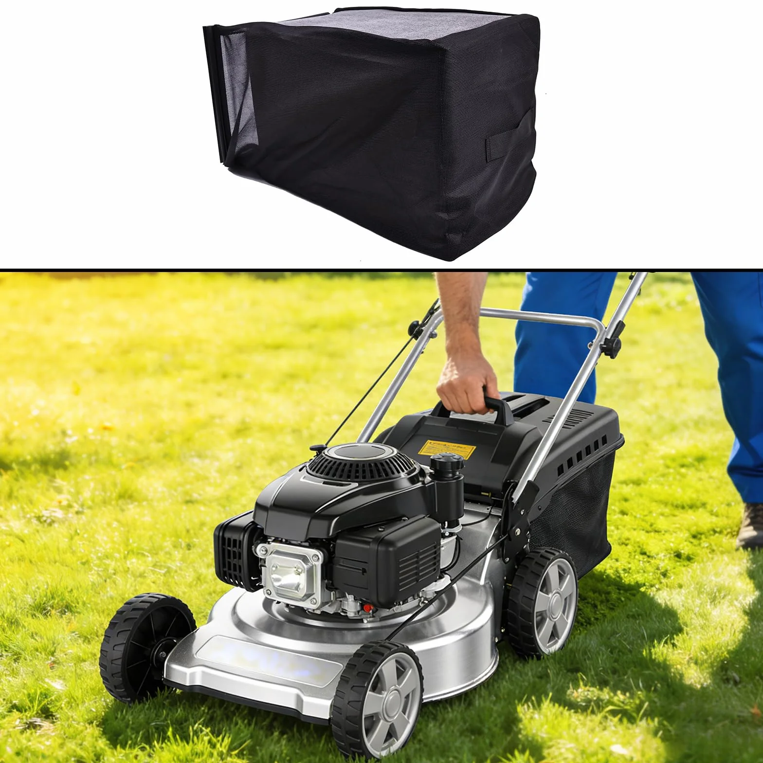 Bolsa de repuesto para recolector de césped para modelos específicos RY40LM01 RY40LM10 RY401013, equipo de corte de 20 pulgadas, herramienta de jardín de nailon resistente