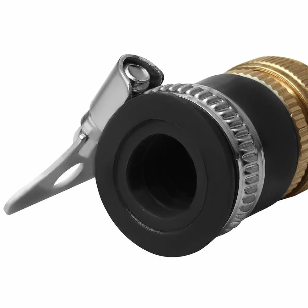 1/2" a 3/4" Conector de Grifo de Manguera de jardín Adaptador de Rosca Conector de Grifo de Manguera Boquilla Práctico Lavadora Grifo Universal Conector rápido de Agua de jardín de latón
