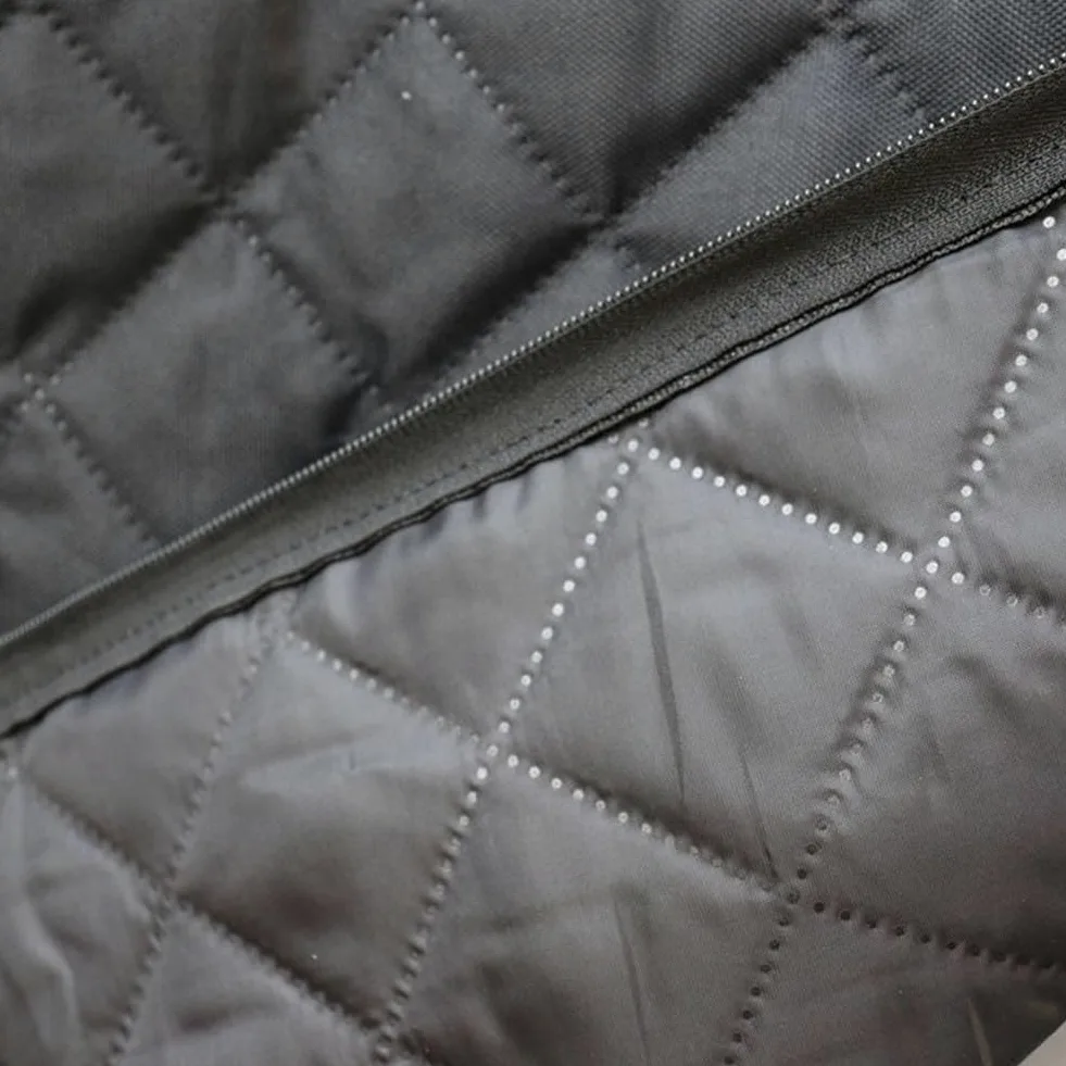 IBC - Funda de algodón resistente con aislamiento térmico para protección de tanque con reflectante plateado para nieve, 120 x 100 x 116 cm