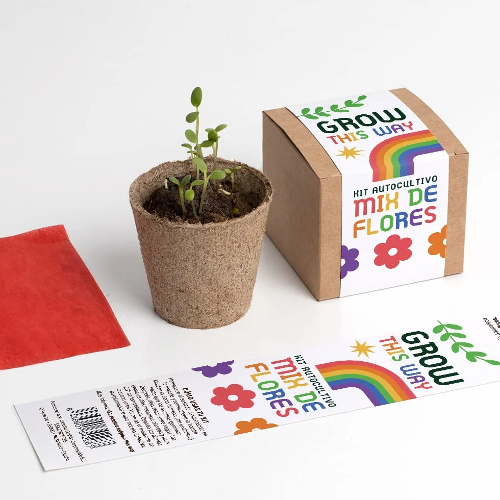 Grow This Way Kit de Autocultivo Mix de Flores Actividad Educativa