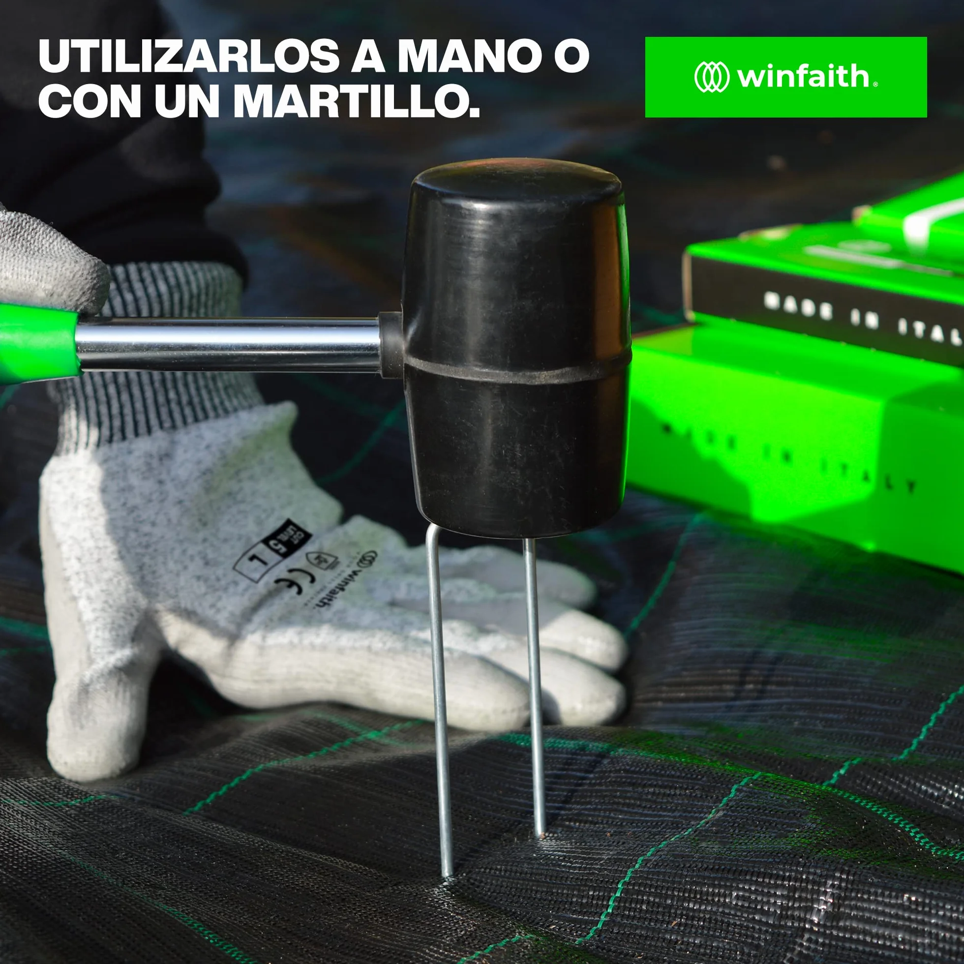 Grapas Malla Antihierbas Acero Galvanizado Oxido Cesped Artificial Jardin 100 Unidades