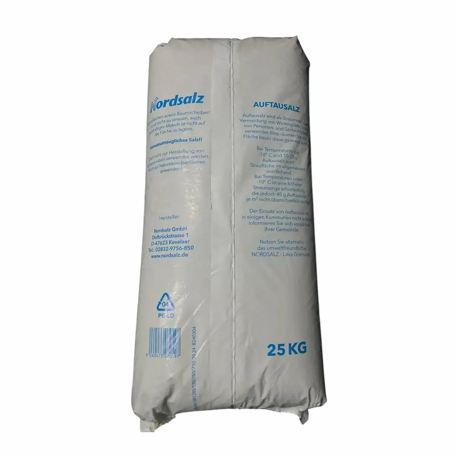Sal de deshielo Landree® 25 kg acción rápida para nieve y hielo