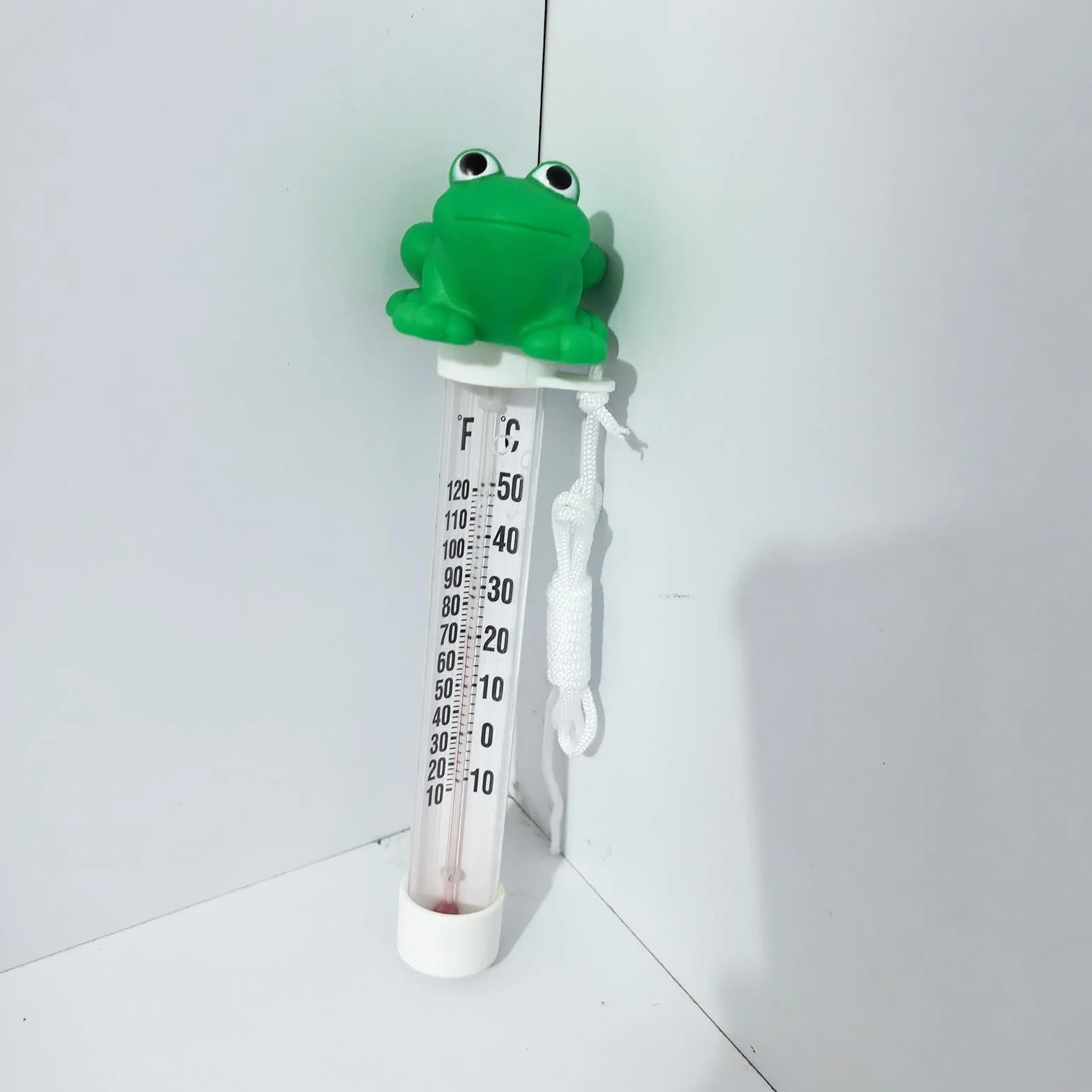 Termómetro Flotante para Piscina Medidor de Temperatura Rana Pantalla Grande