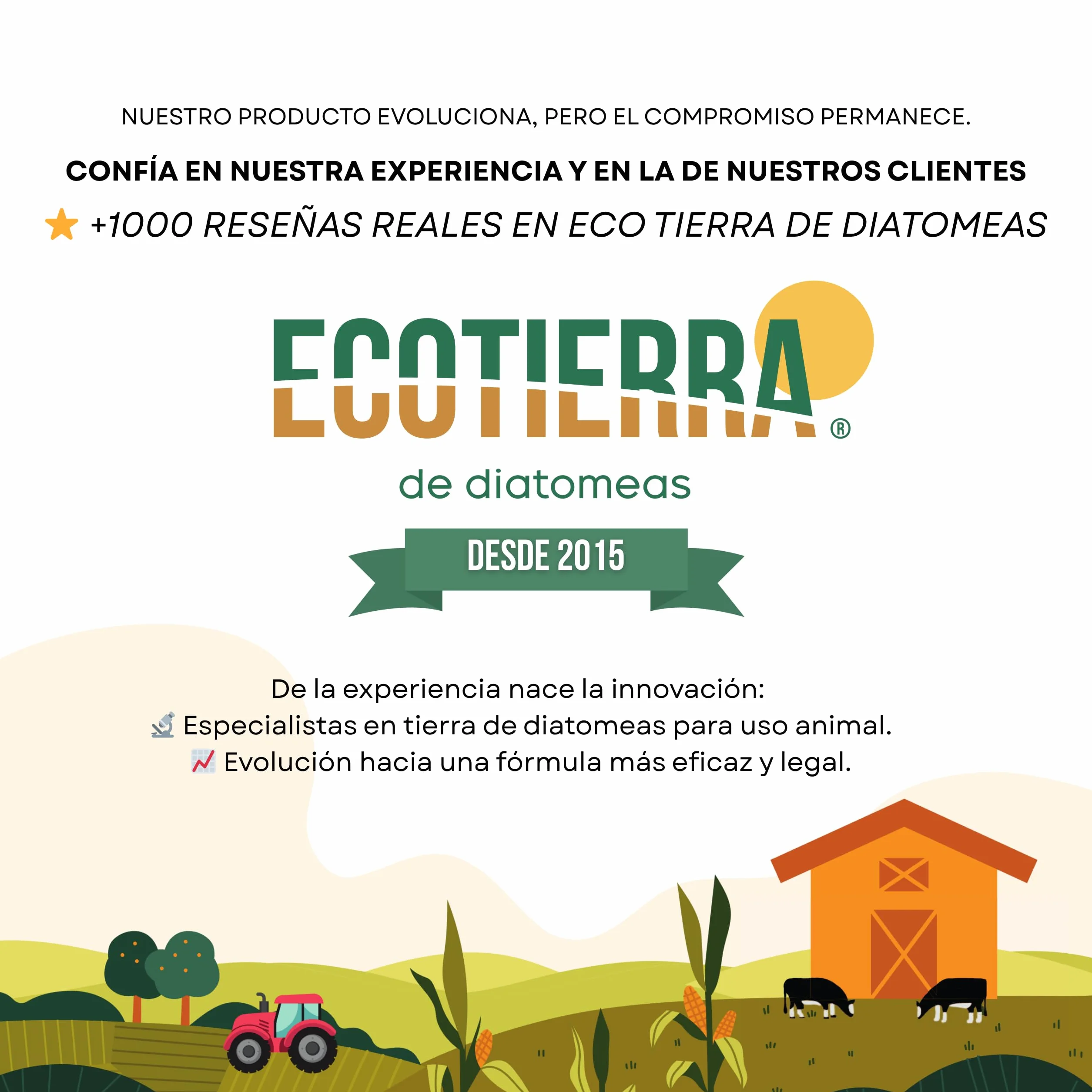 ECO Tierra de Diatomeas 6kg Ecológica Grado Alimenticio para Animales Sin Calcinar Diatofeed Molida Certificada