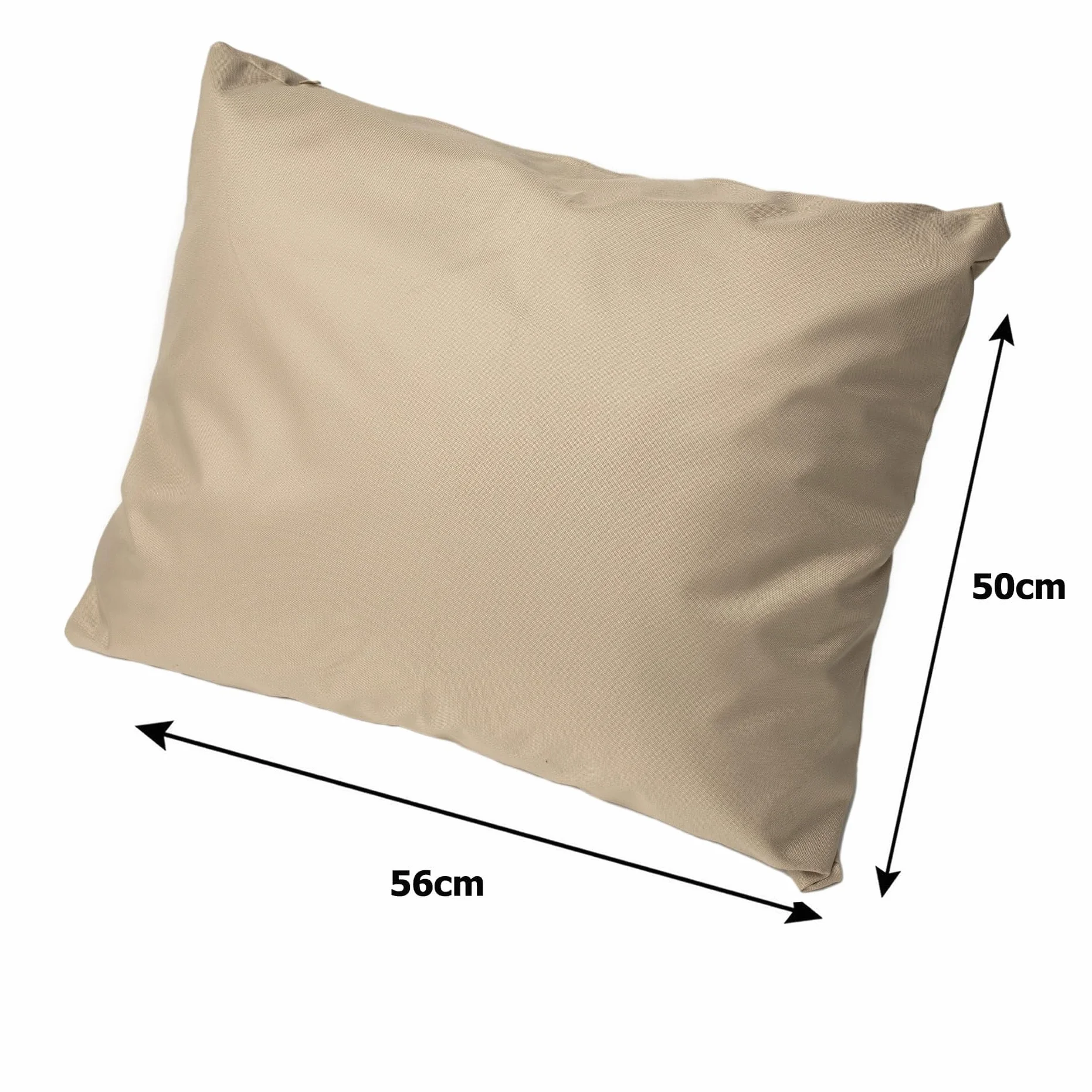 Cojín para banco de jardín de polirratán 110x60x50cm Beige