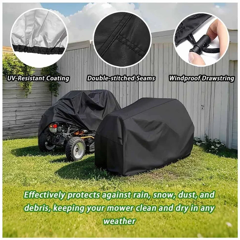 Funda Cortacésped para Greenworks Commercial Z 52 2024-2026 | Cubierta Impermeable Tejido Oxford 420D Protector de lluvia Polvo y Rayos UV Exterior