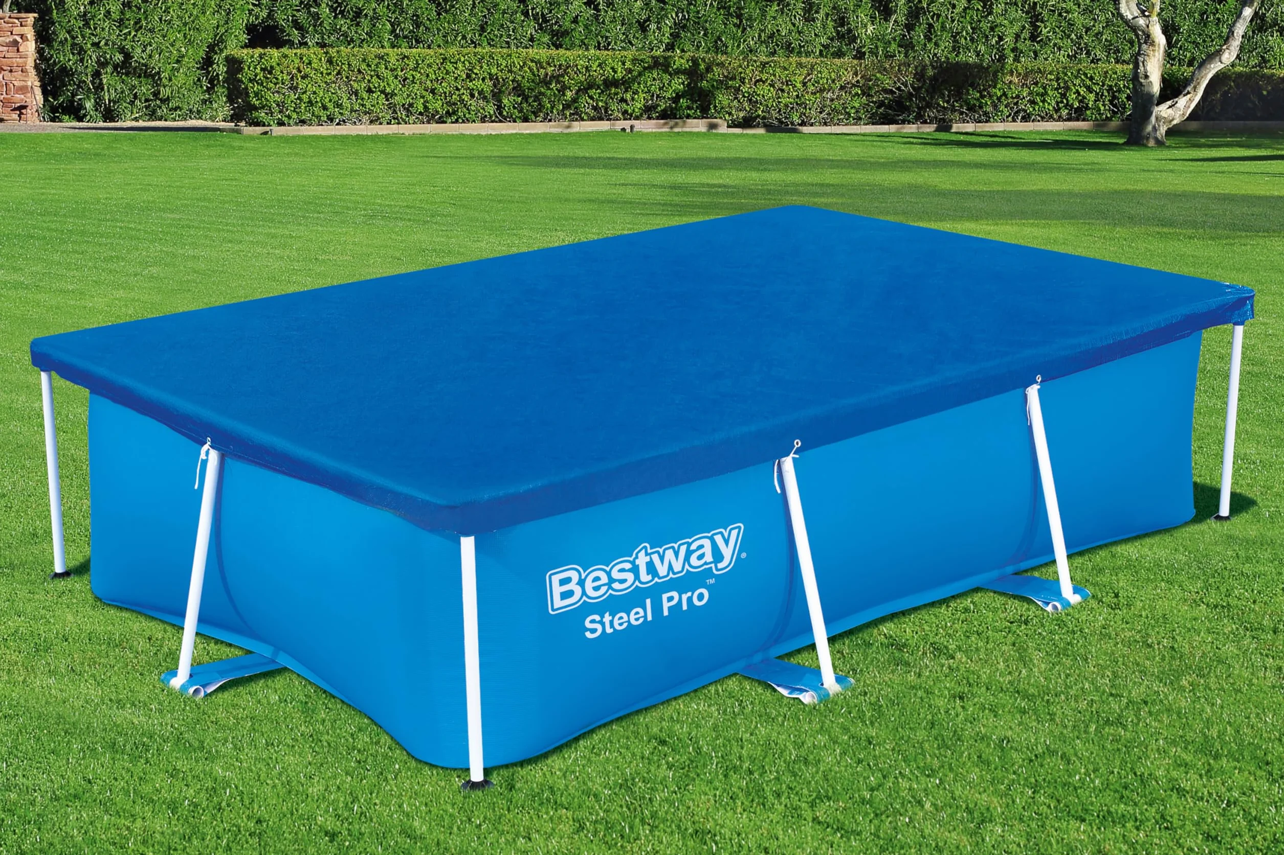 BESTWAY Cobertor de Invierno Rectangular 264x174 cm para Piscinas Azul