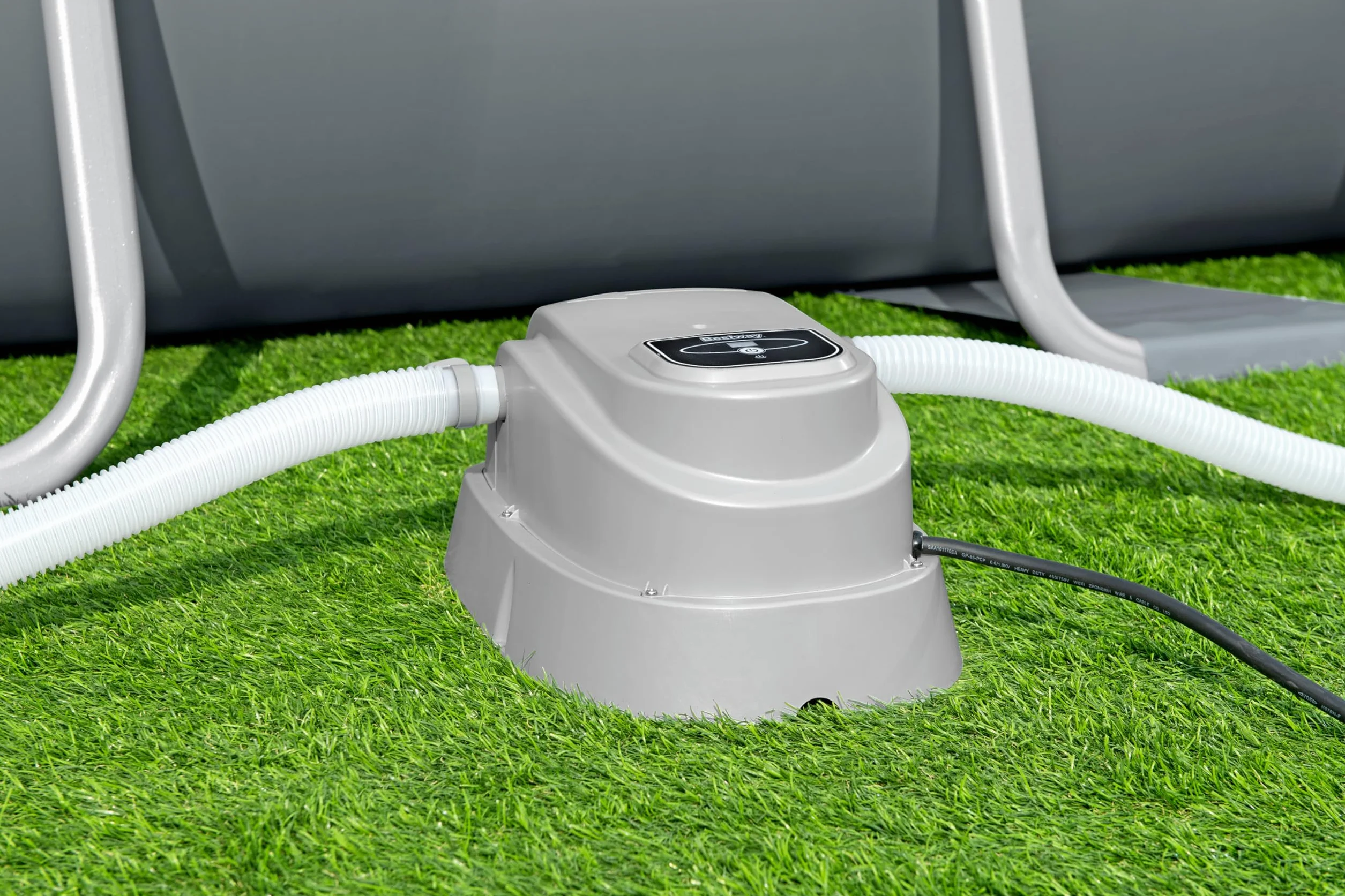 BESTWAY Calentador de Agua Eléctrico 42,6x26,6x18,7 cm Gris
