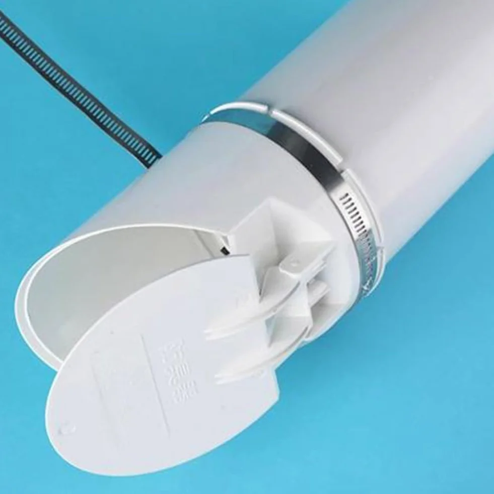 Drenaje de piso Válvula de reflujo anti cierre automático Tubo de PVC Cubierta anti olor 160mm