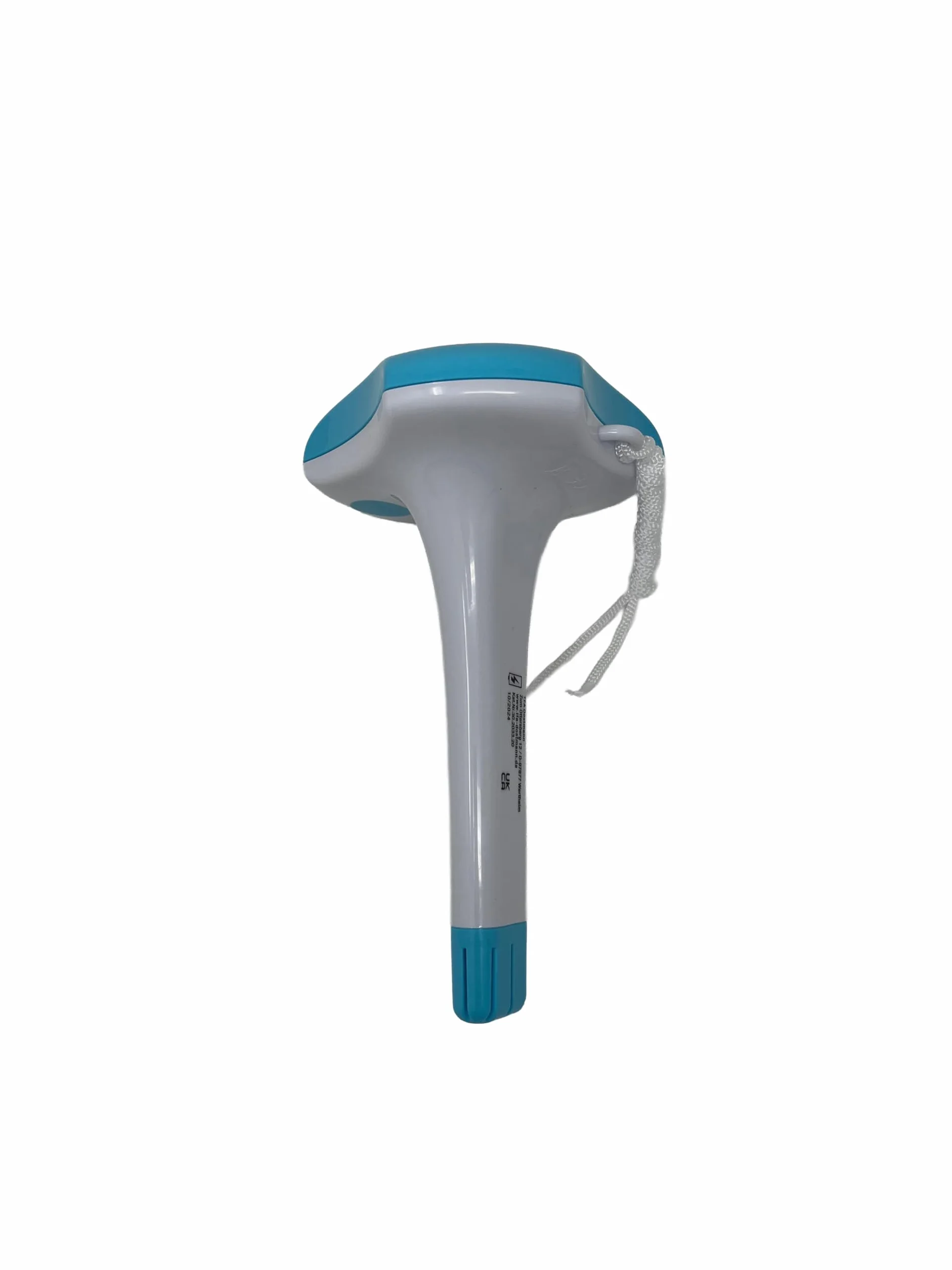TFA Dostmann Termómetro digital para piscina 30.2033.20, solar, flotante, blanco y turquesa