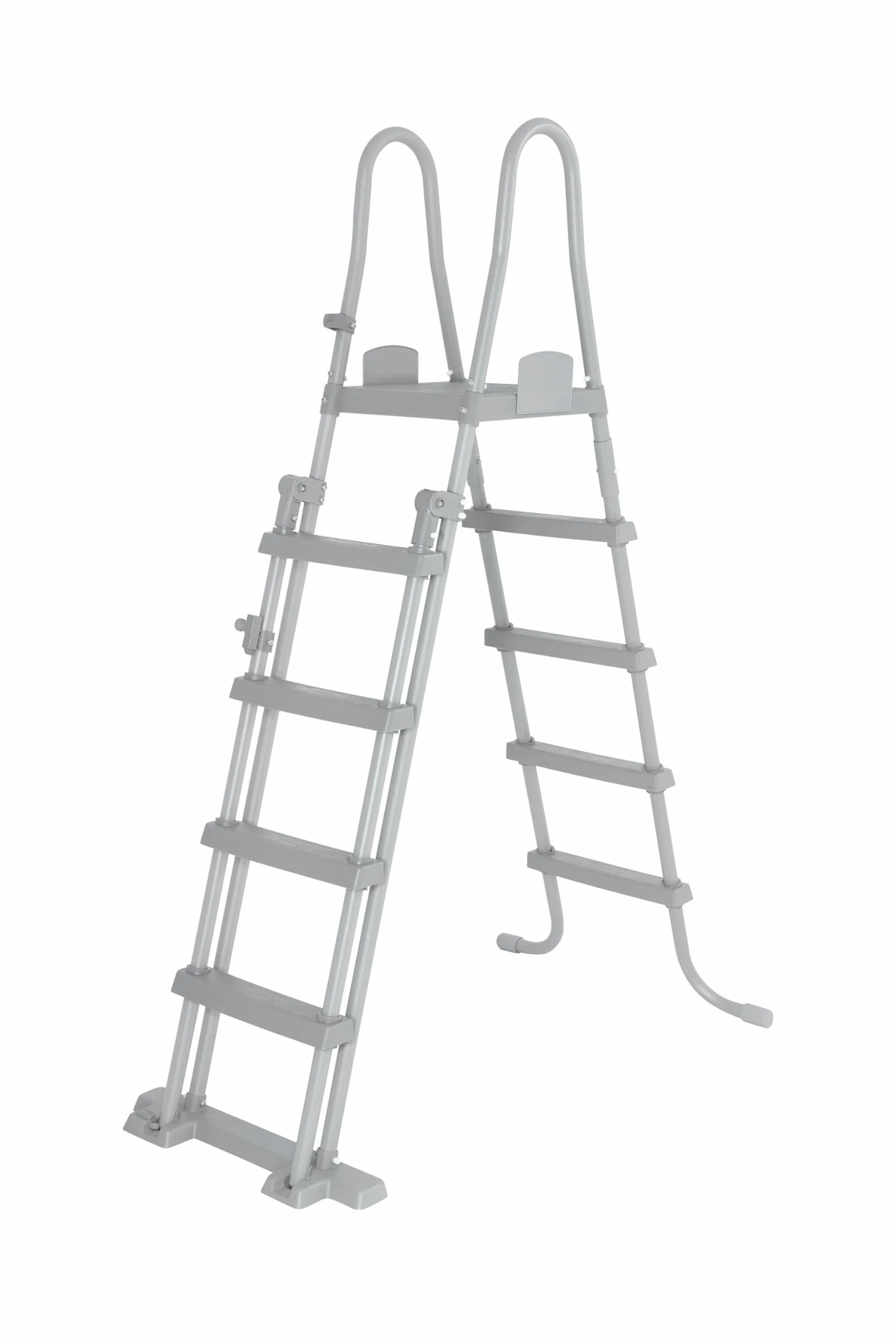 Bestway Escalera para Piscina Abatible 1,32 m con Seguro
