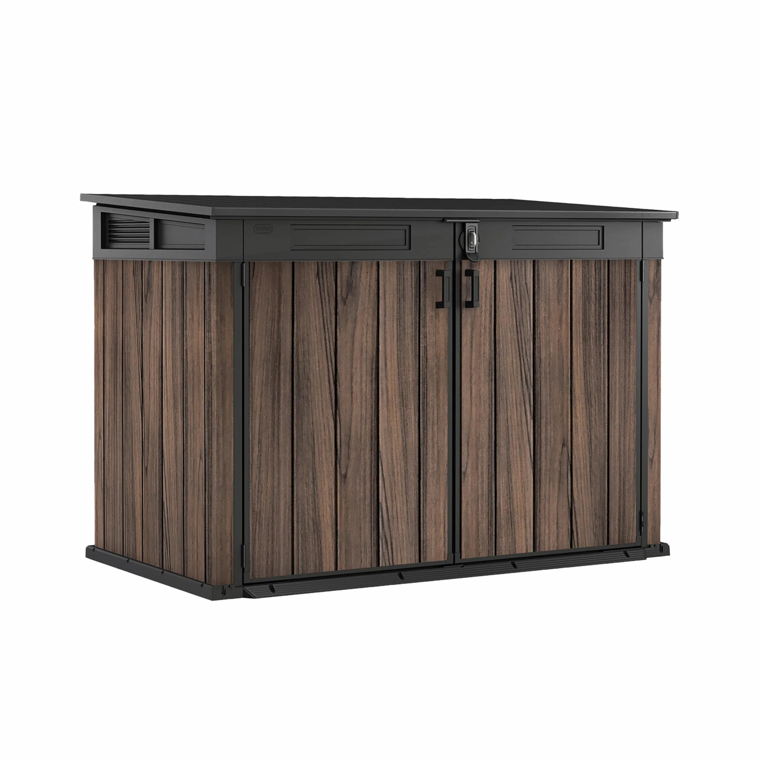 Keter Cobertizo horizontal de jardín Exterior 2020L Marrón Efecto madera 190x109x133 cm