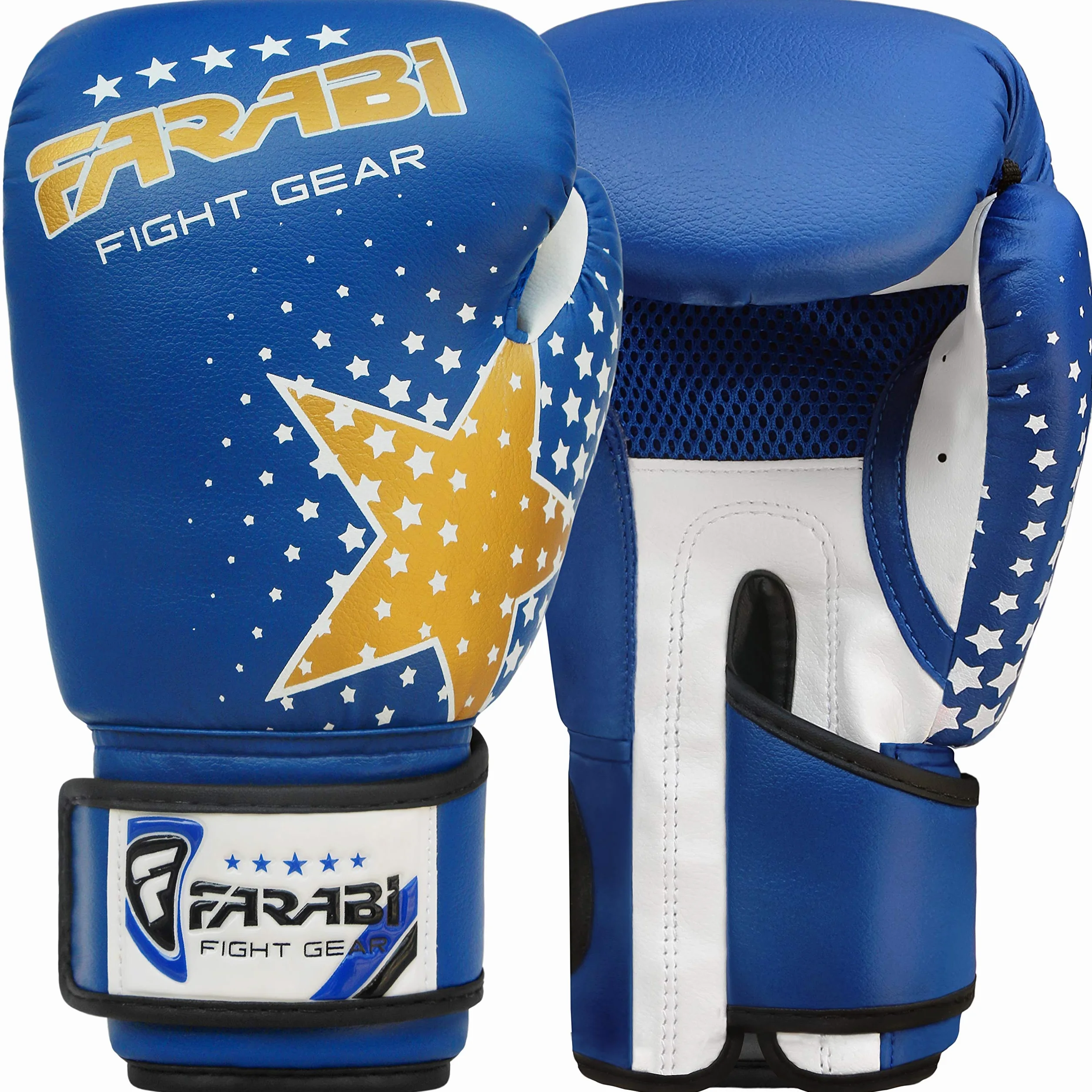 Farabi Sports Guantes de Boxeo para Niños y Niñas 6-oz Youth Junior MMA Muay Thai