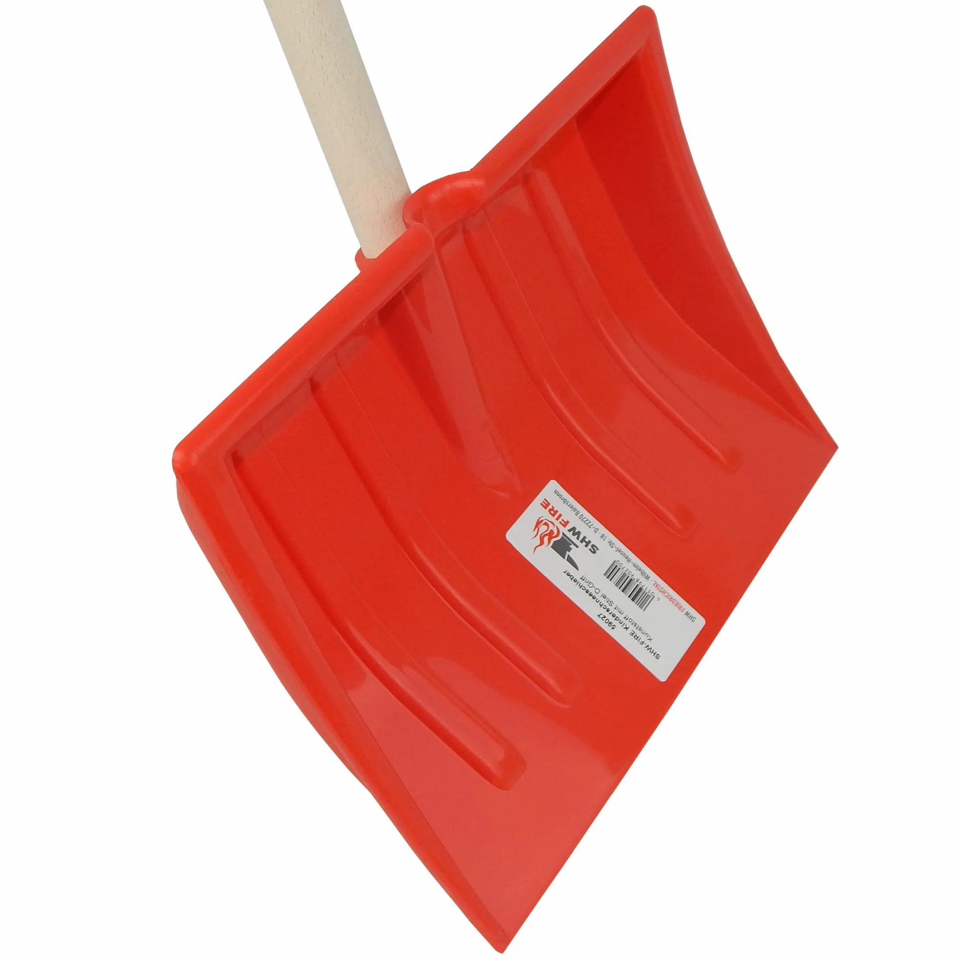Shw-Fire Pala quitanieves 110 cm plástico madera mango redondo