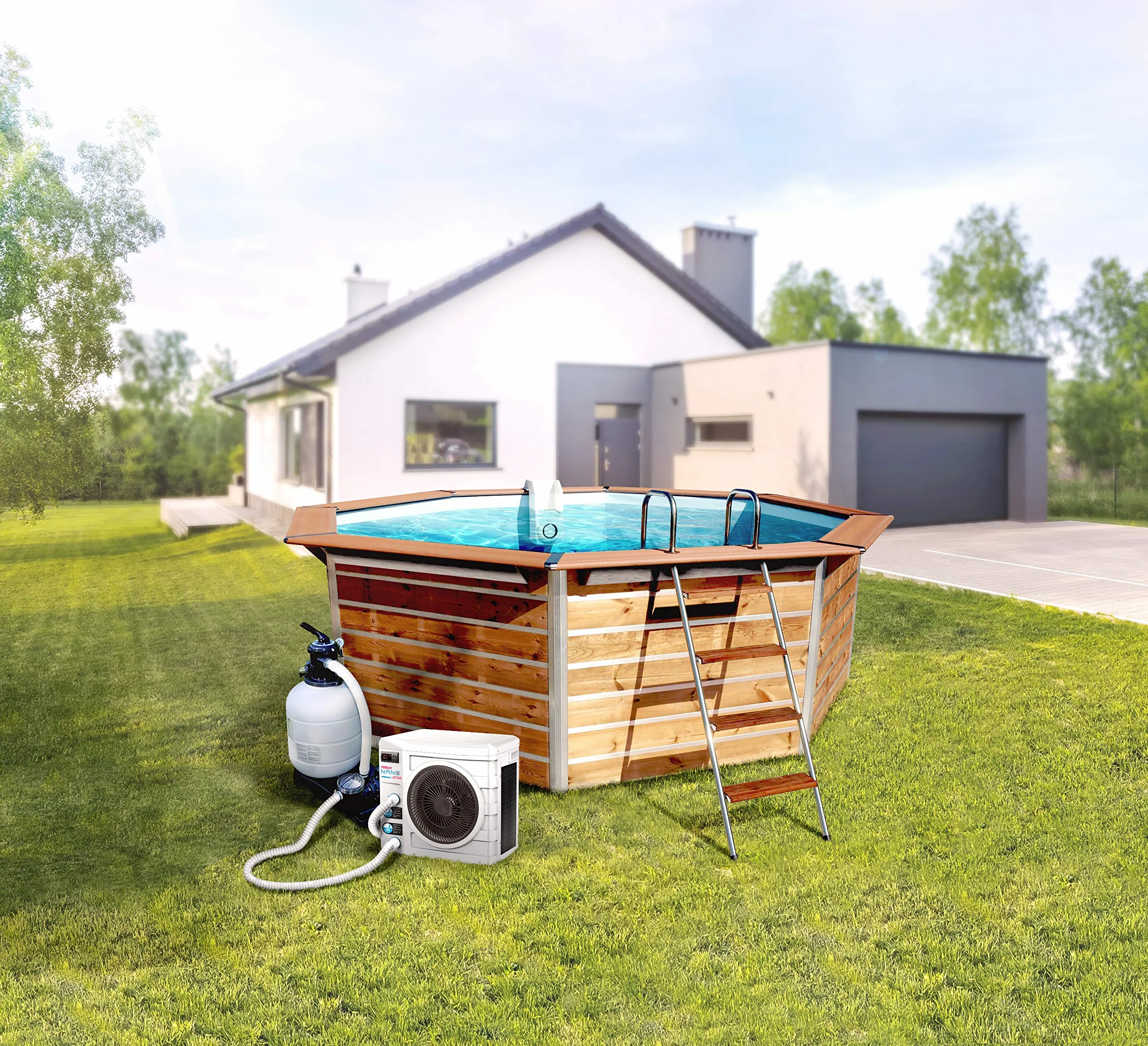 POOLEX POOLSTAR Nano Action 5 PC-Nano-A5 Bomba de Calor para Piscina 990 W 20-35 m3