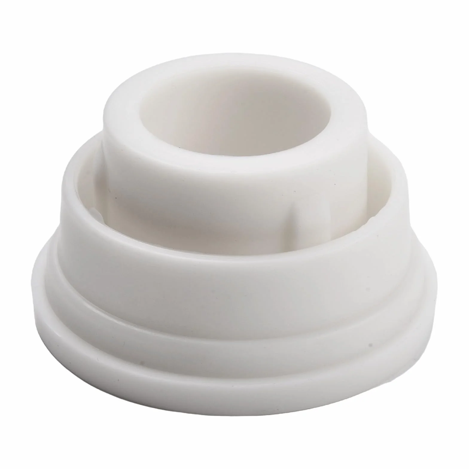 Escalera de goma para piscina 2 unidades tapón protección 1.5 pulgadas blanco 40 mm