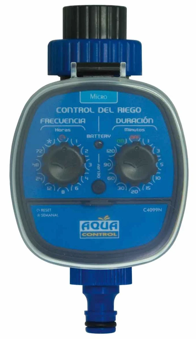 Aqua Control C4099N Programador de Riego para Jardín, 0 Bar, 10x10x16 cm