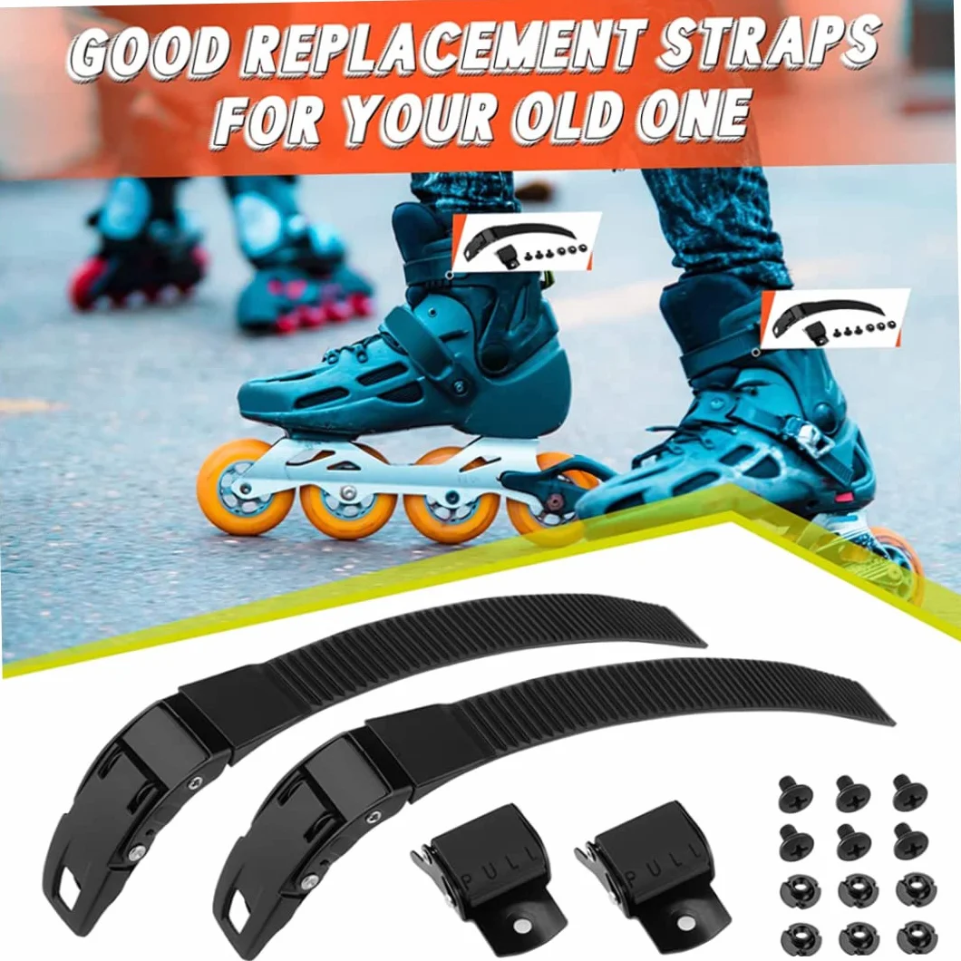 Zapatos de patinaje en línea correa de energía con tornillos de hebilla accesorios de reparación duradero